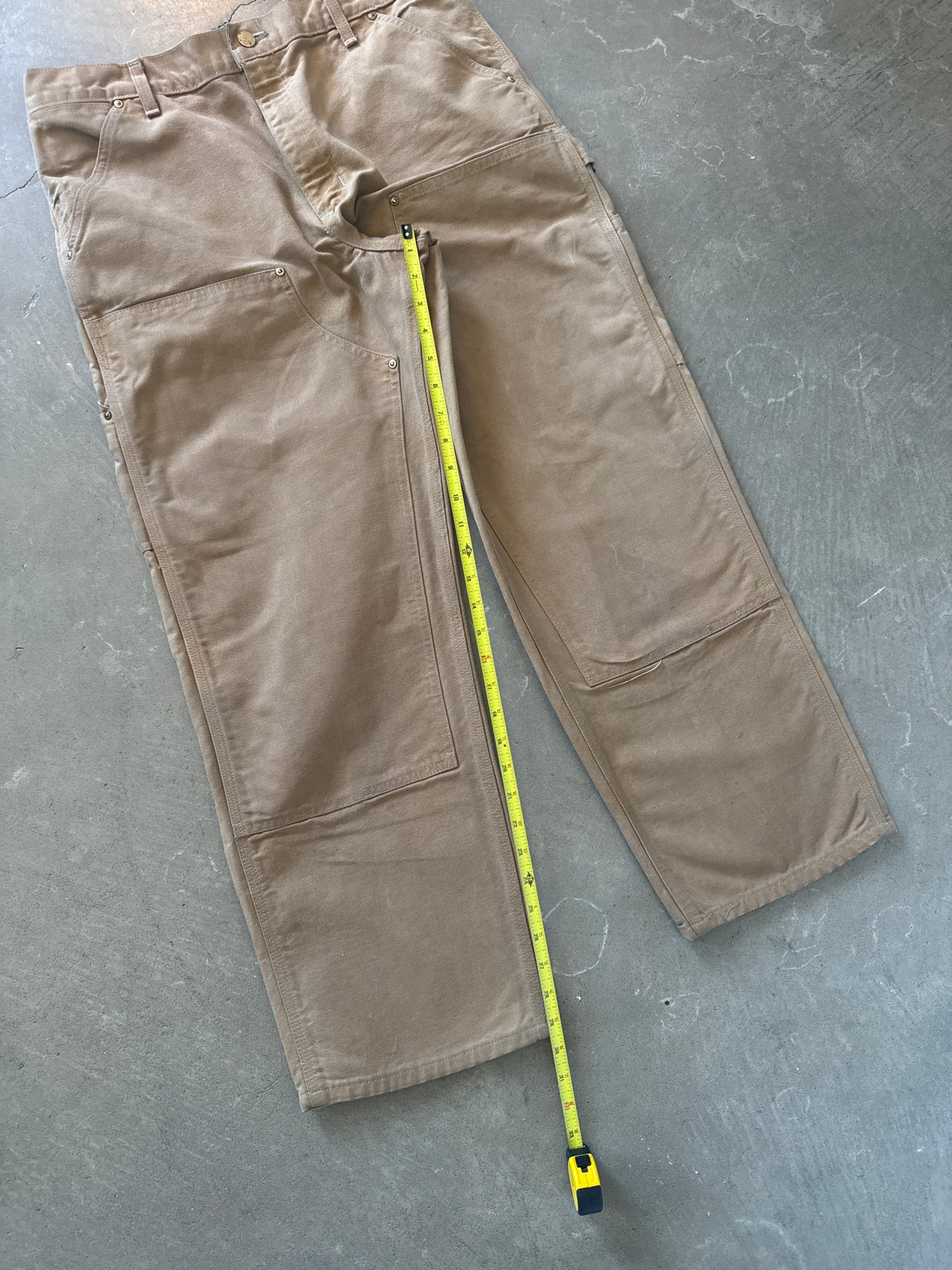 Carhartt Tan Faded Double Knee Carpenter Pants