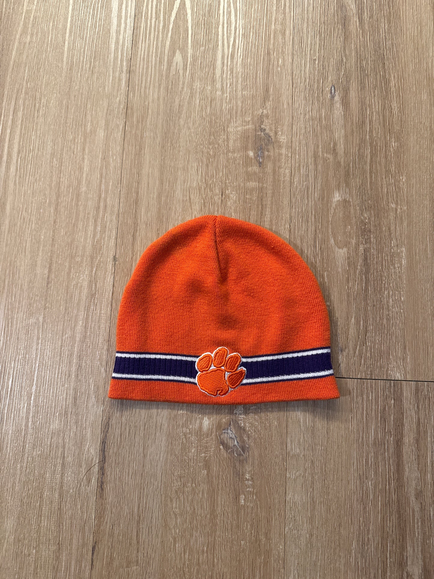 Vintage Collegiate Sportswear University Of Clemson Tigers Skully Beanie Hat