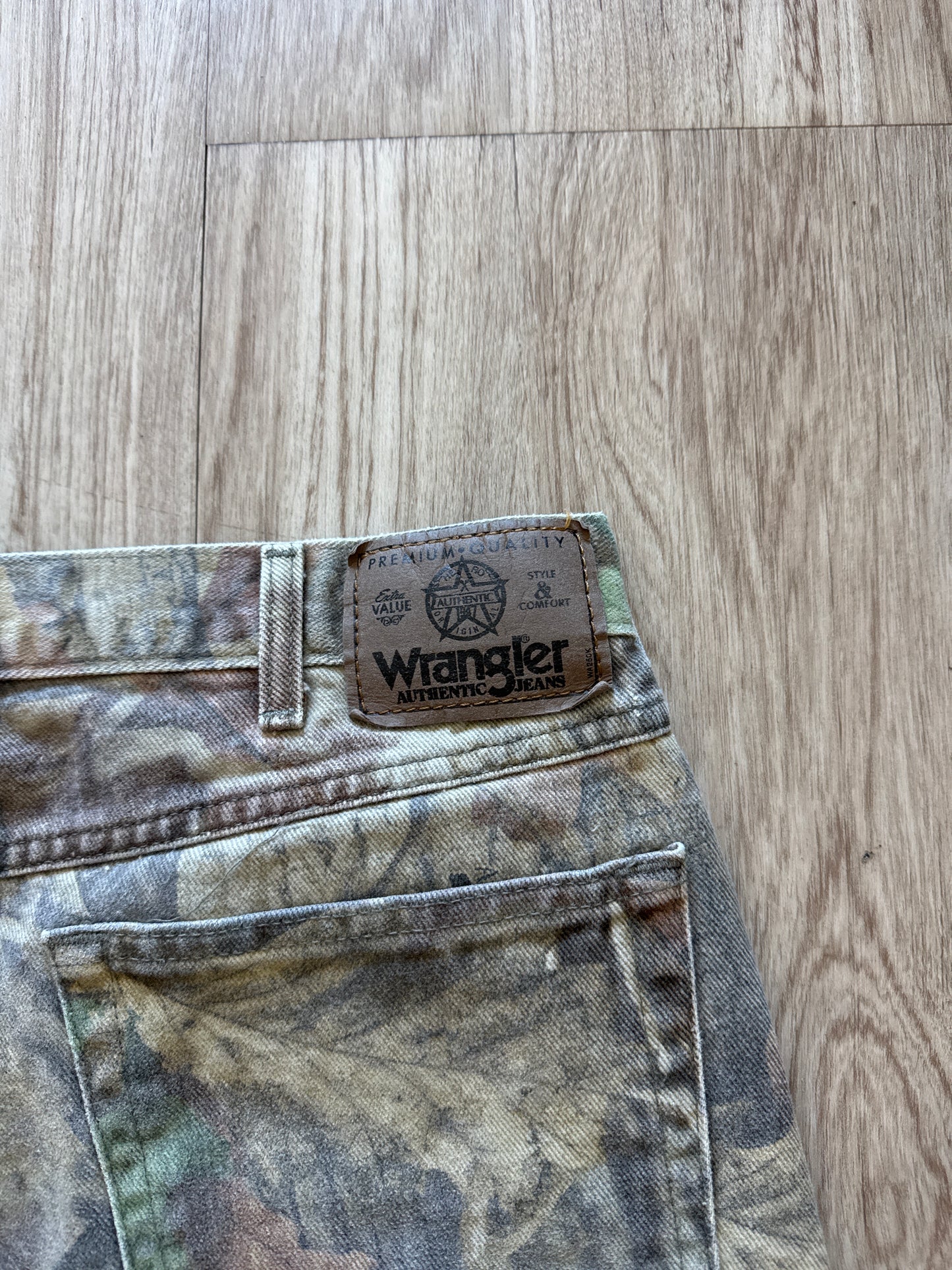 Vintage Wrangler Double Knee Camo Pants