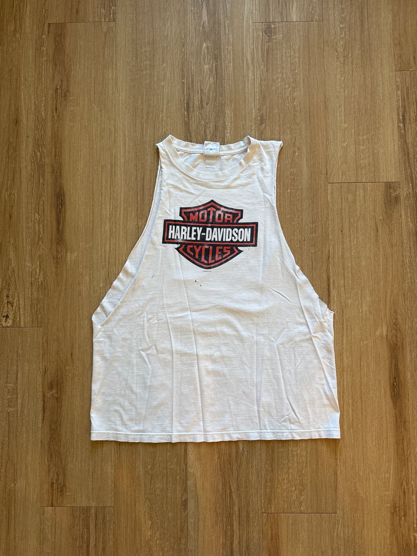 Vintage Harley Davidson Charlotte Speedway Sleeveless Tee