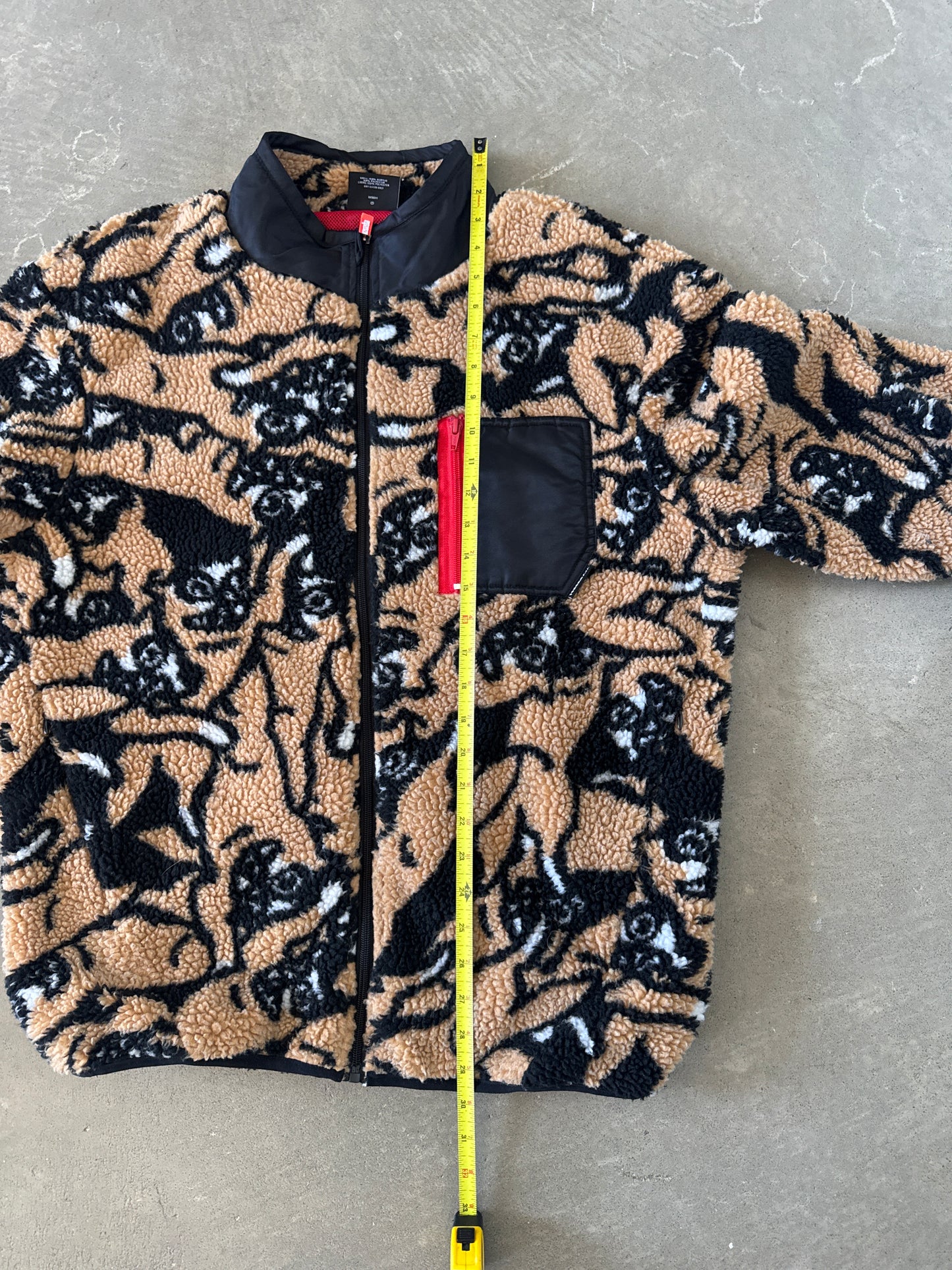 Icecream Gomer Doe Running Dog Sherpa Jacket