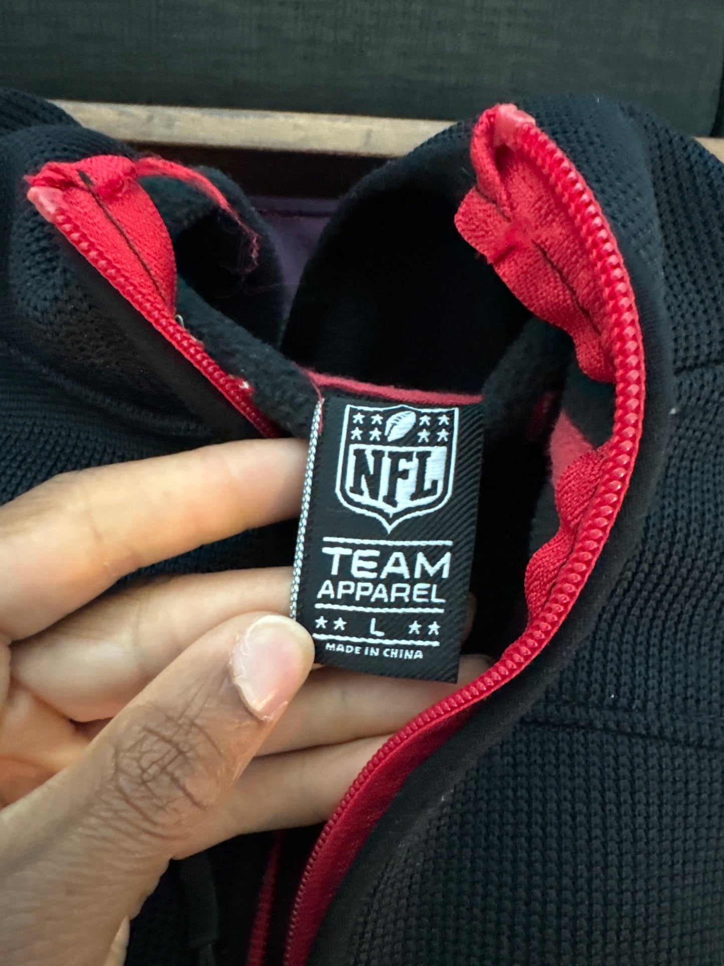 NFL Team Apparel Atlanta Falcons Hooded Zip Up Jacket
