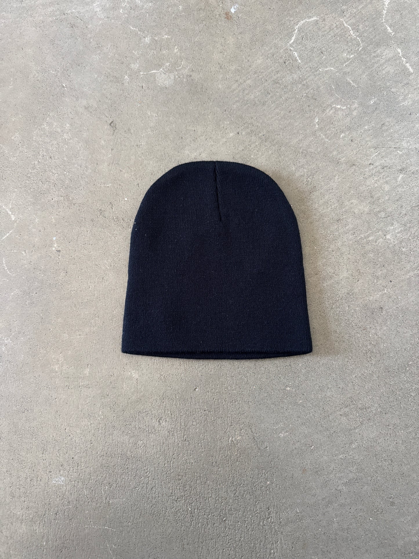 Vintage Y2K Rock & Roll Guitar Bedazzled Skully Beanie Hat