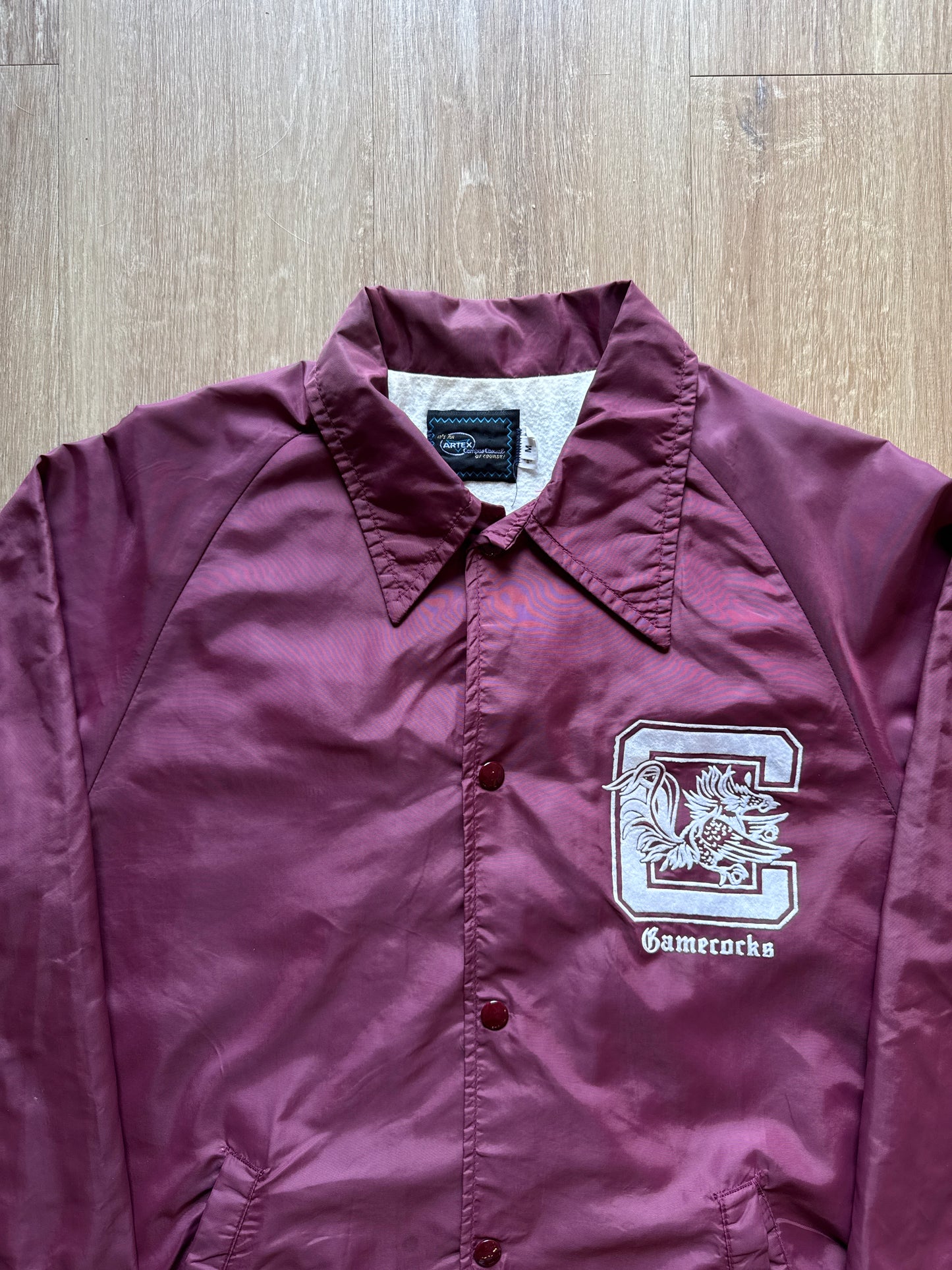 Vintage 90s University Of South Carolina Gamecocks Button Up Jacket