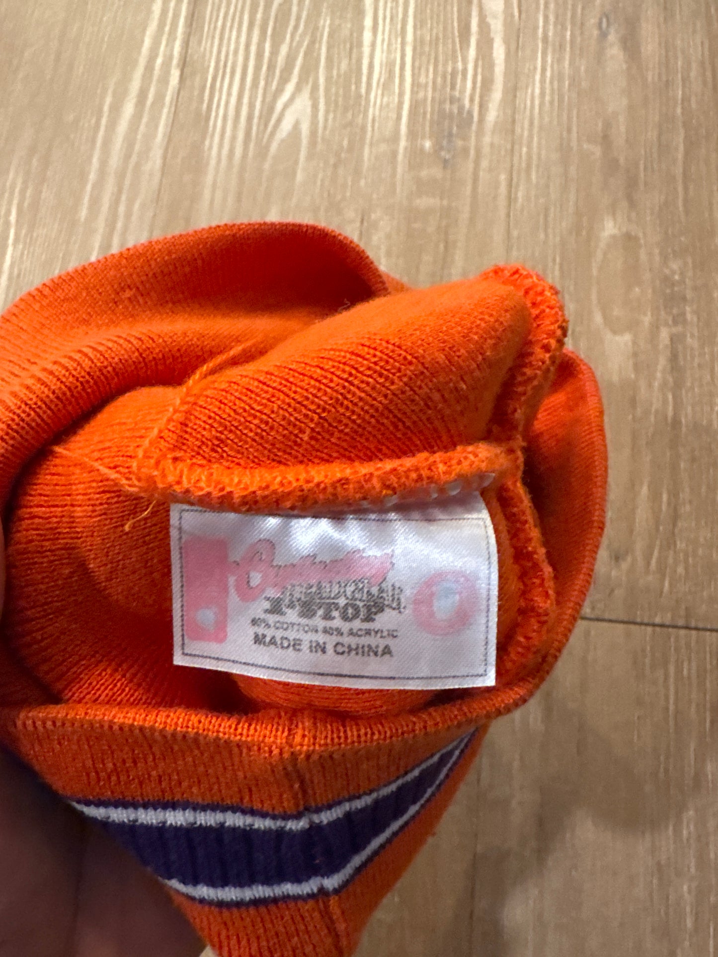 Vintage Collegiate Sportswear University Of Clemson Tigers Skully Beanie Hat