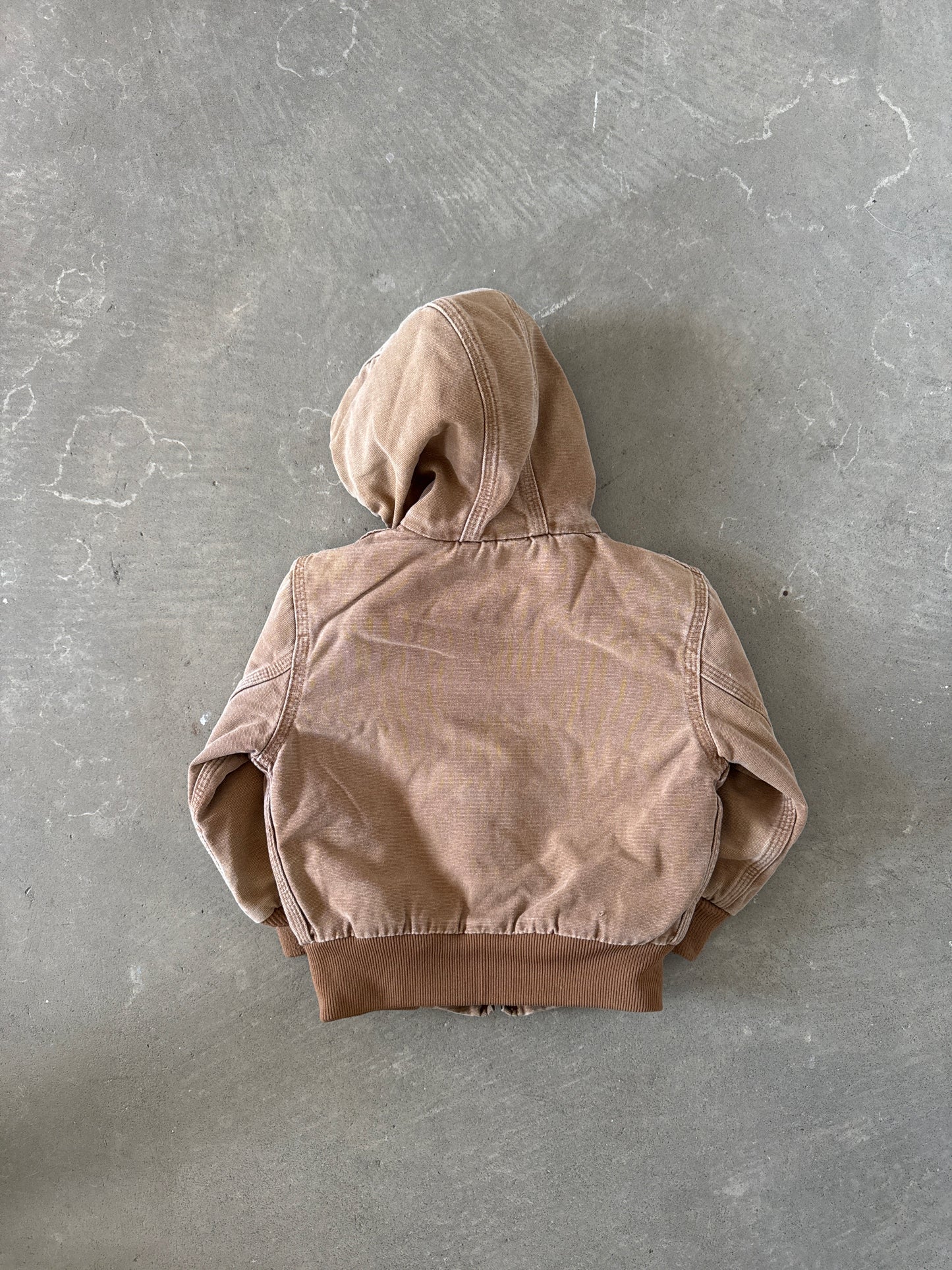 Vintage Carhartt Toddler Active Hooded Zip Up Work Jacket