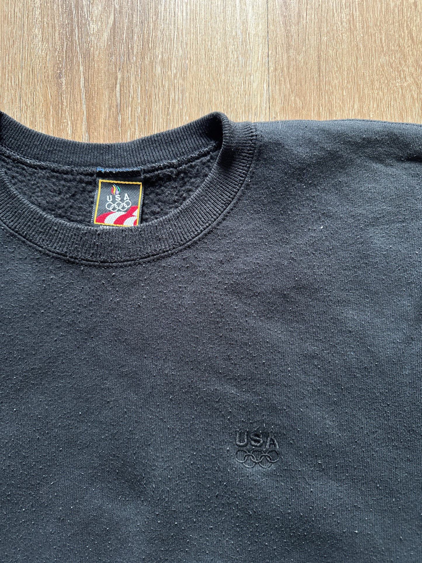 Vintage USA Olympic Black Logo Sweatshirt
