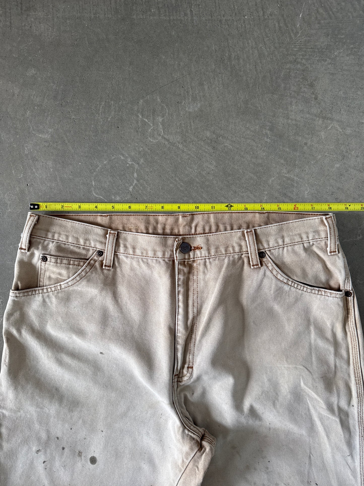 Vintage Dickies Distressed Faded Tan Carpenter Pants