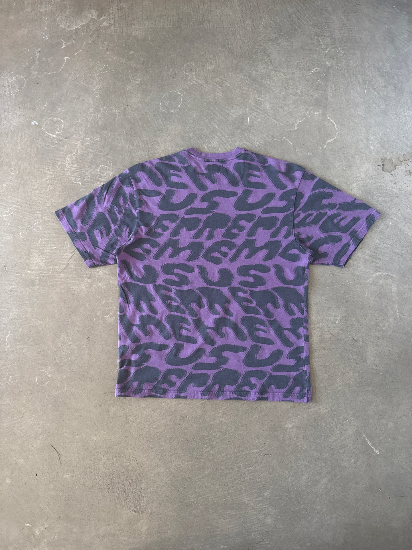 Supreme Stacked Intarsia S/S Purple Tee