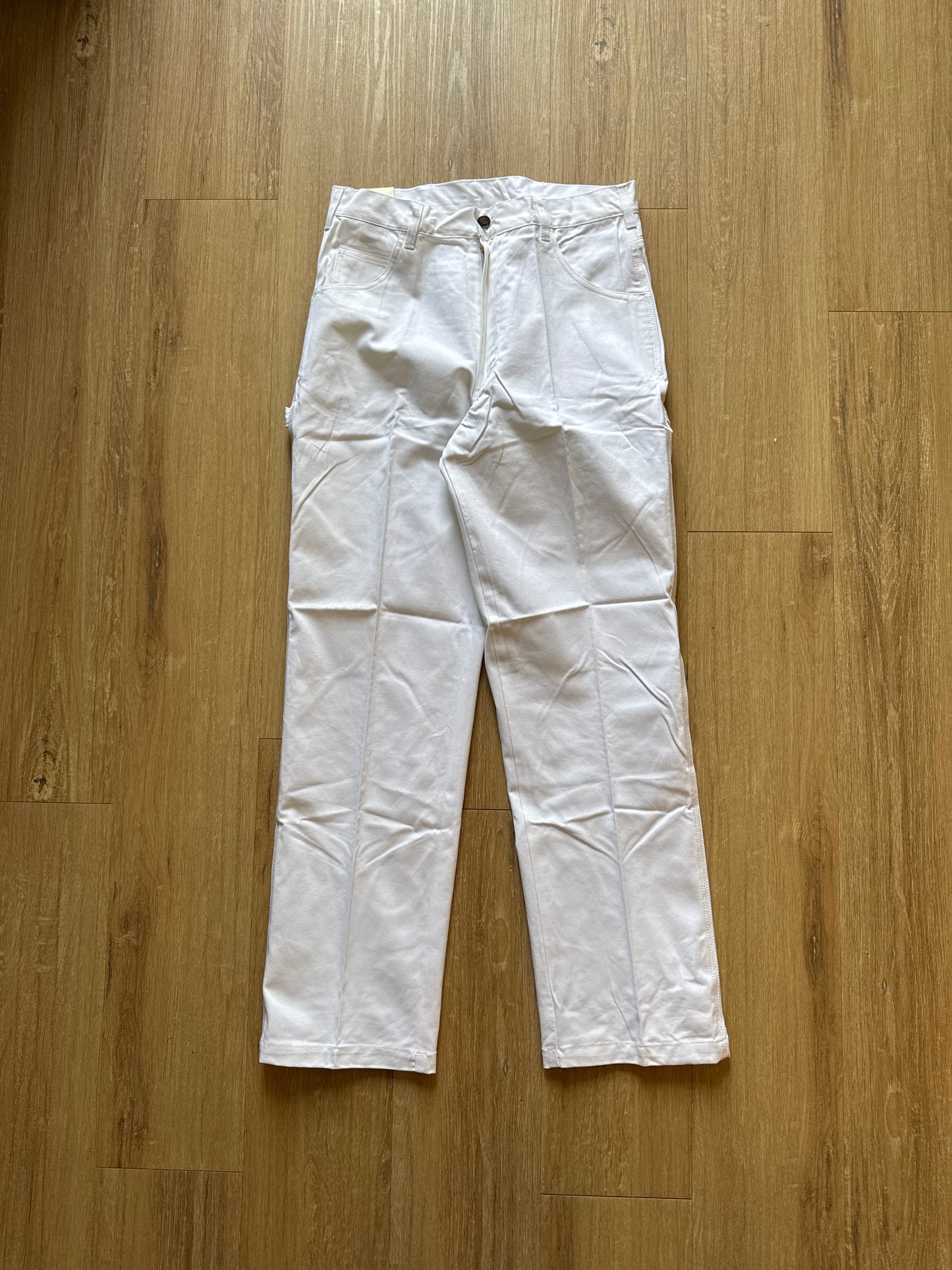 Vintage Dickies Relaxed Fit Straight Leg White Painters Carpenter Pants