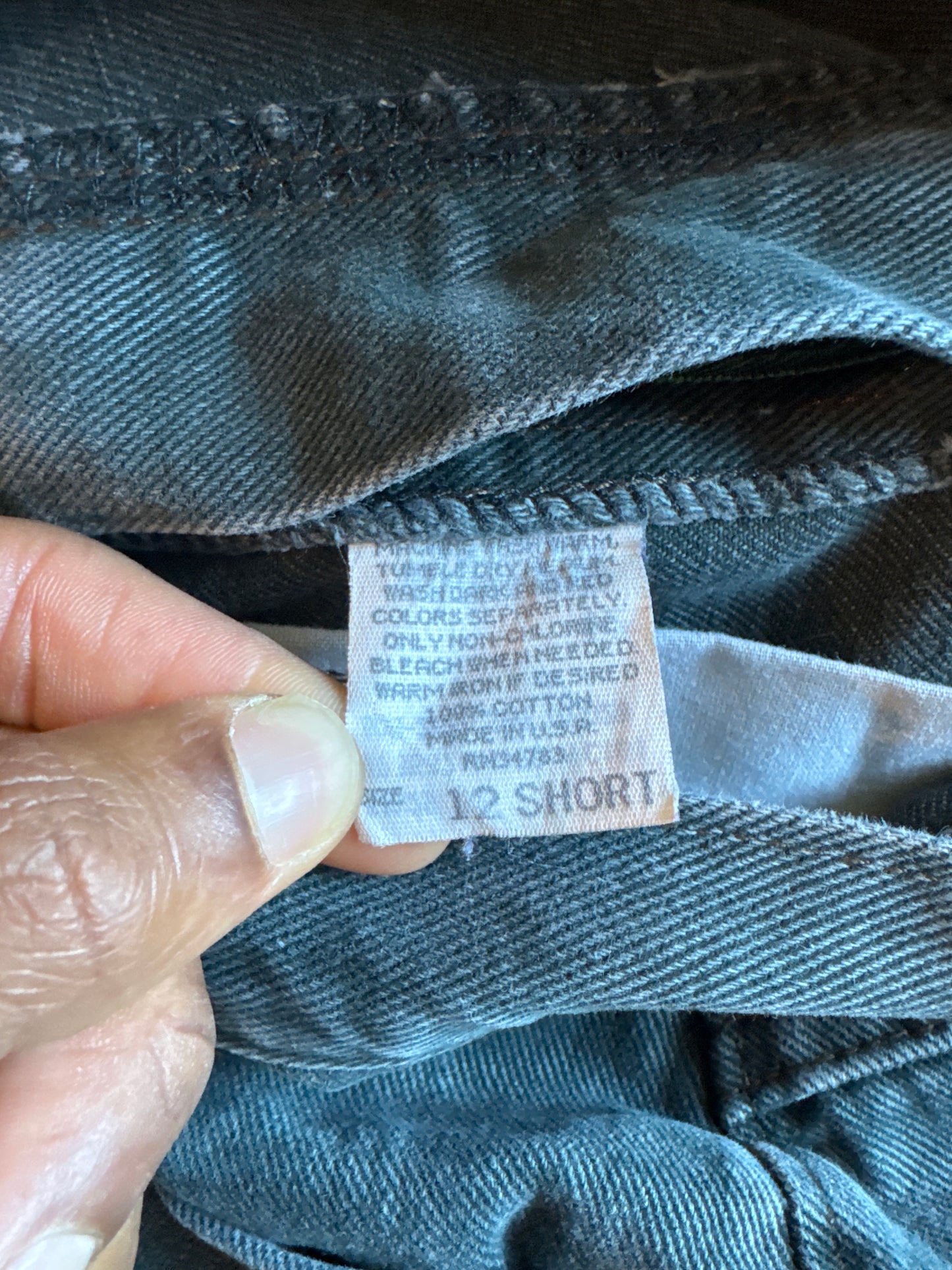 Vintage Women’s Lee Riveted Faded Black Denim Jeans