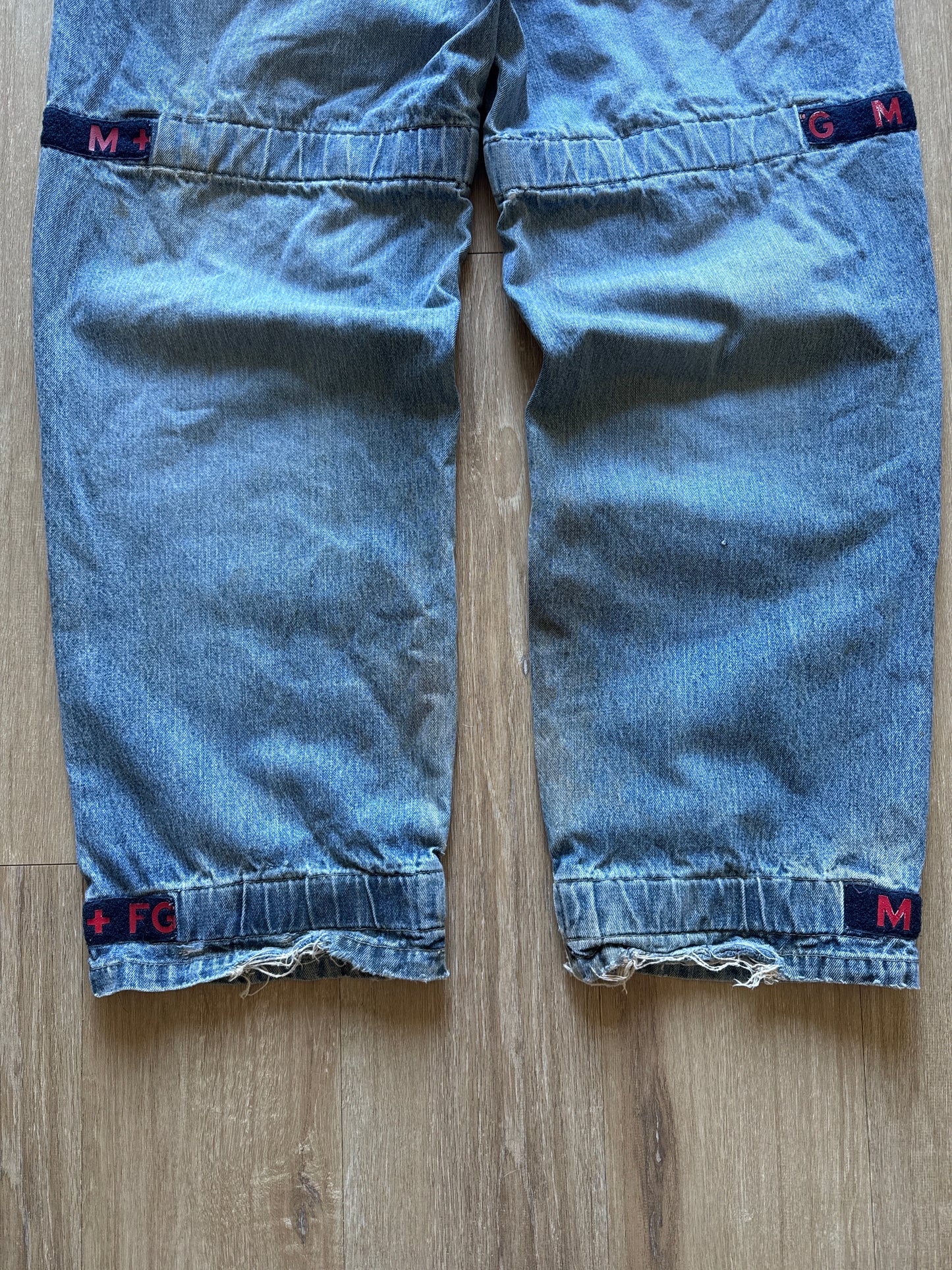 Vintage Marithe Francois Girbaud Distressed Thrashed Utility Pants