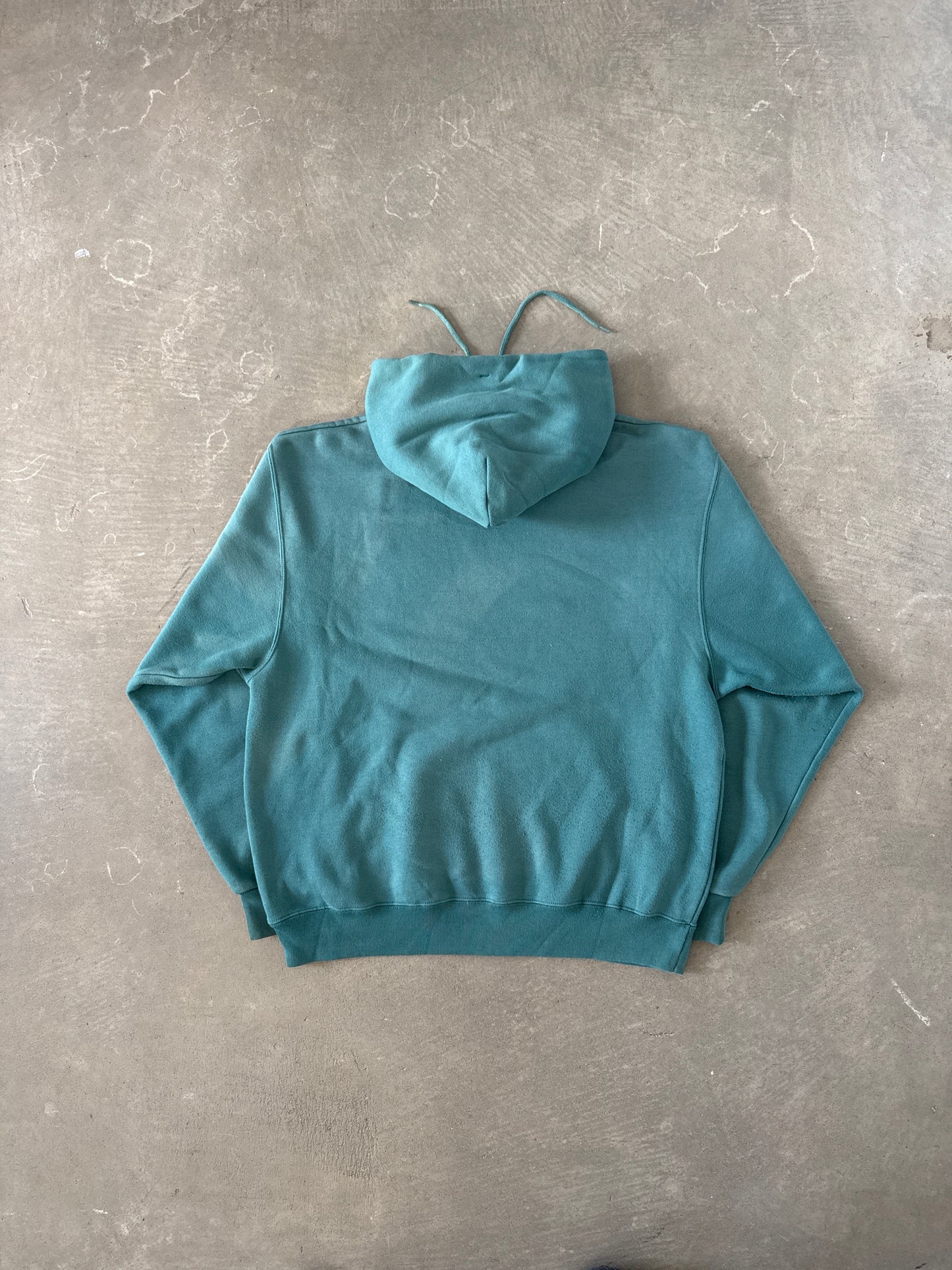 Vintage 90s Russell Athletic Teal Logo Hoodie
