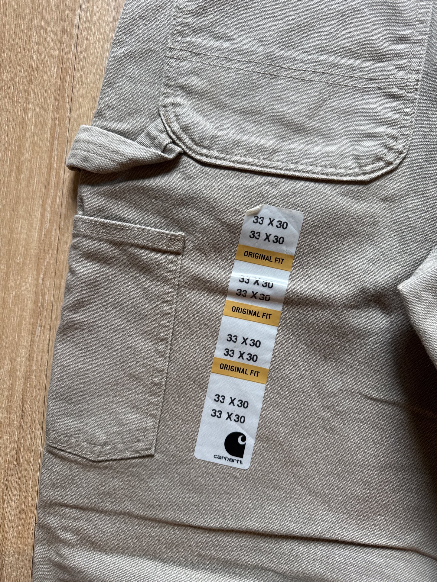 Carhartt Loose Original Washed Duck Work Dungaree Pants