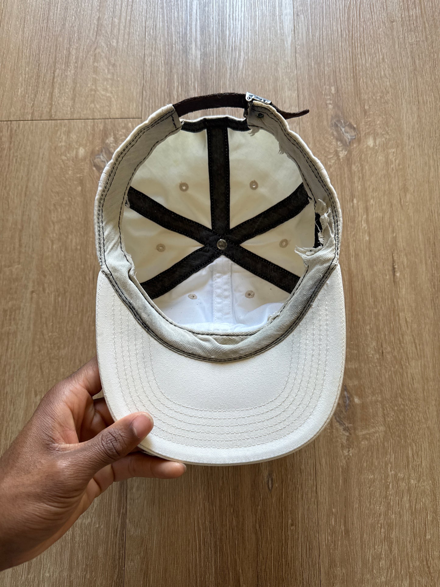 Supreme Classic Logo 6-Panel White Hat
