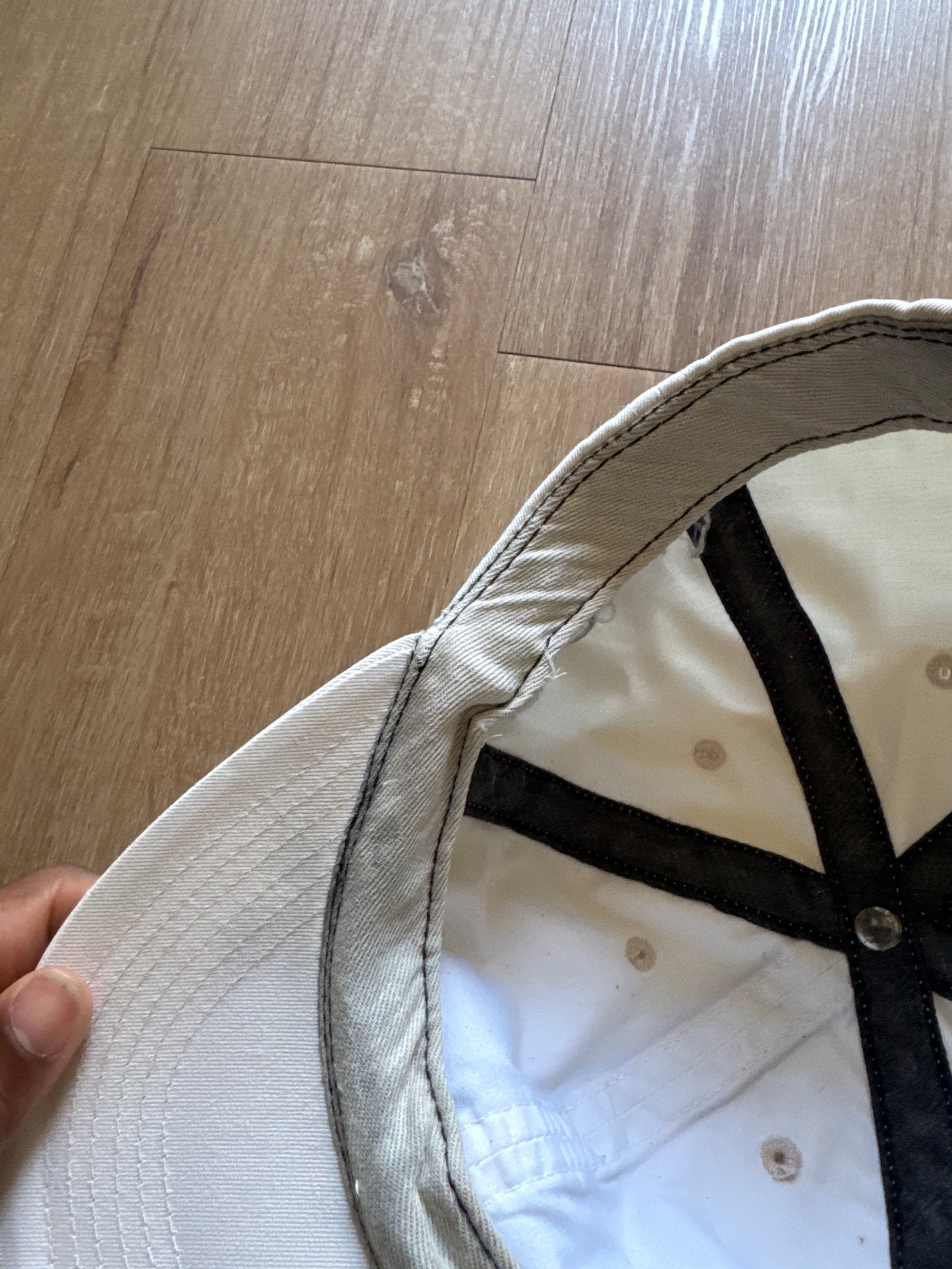 Supreme Classic Logo 6-Panel White Hat