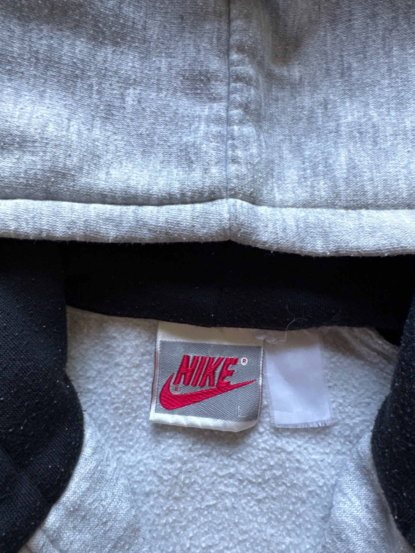 Vintage 80s Nike Logo Hooded Zip Up