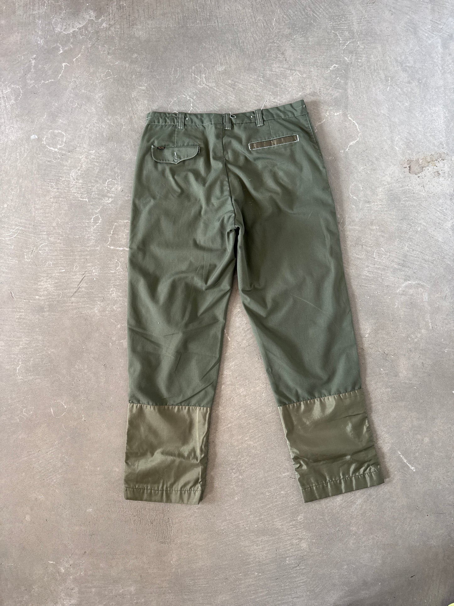 Vintage Briar Brush Olive Green Hunting Pants