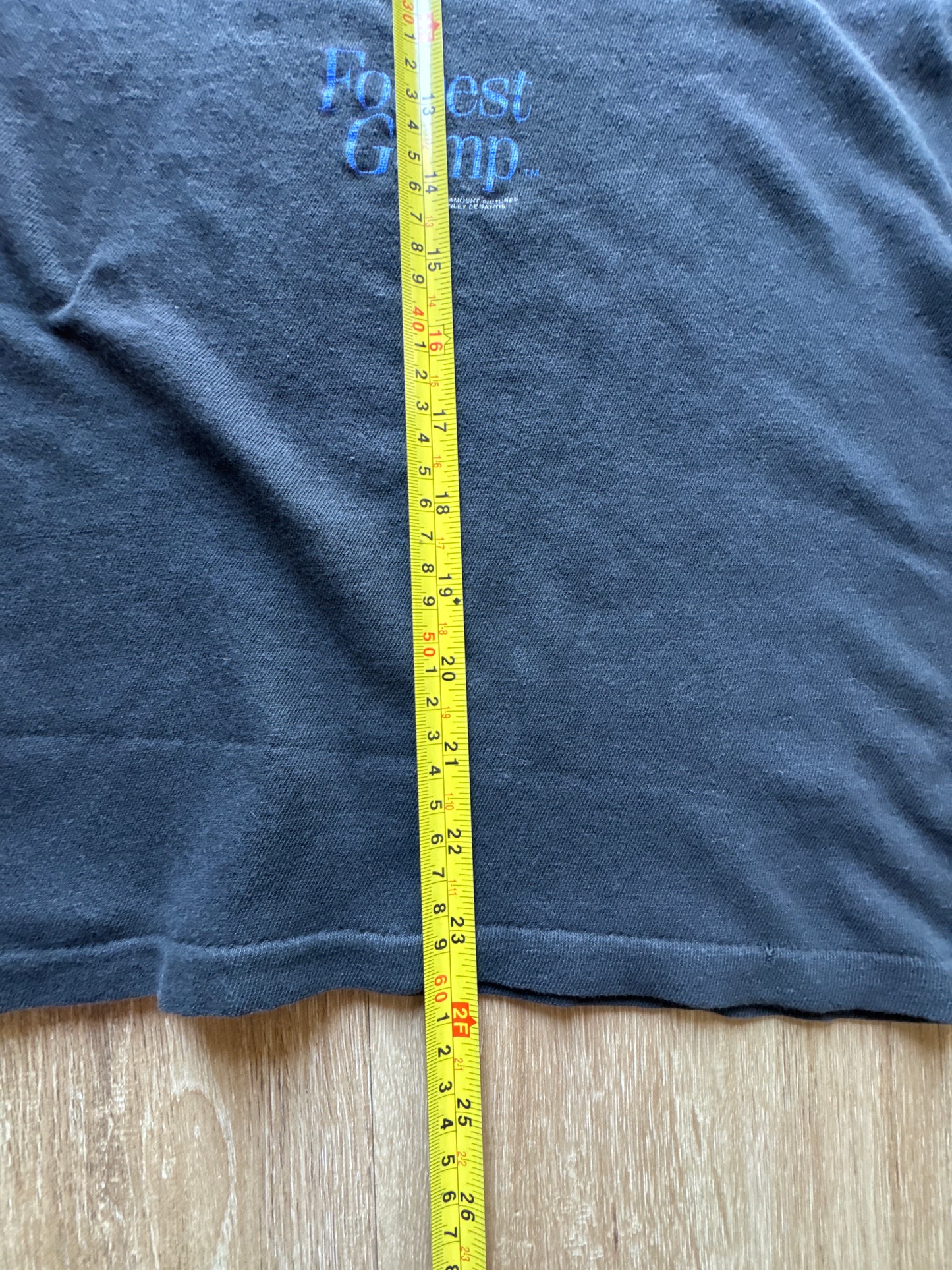 Vintage 90s Stanley Desantis Forest Gump Life Is Like A Box Of Chocolates Boxy Cropped Tee