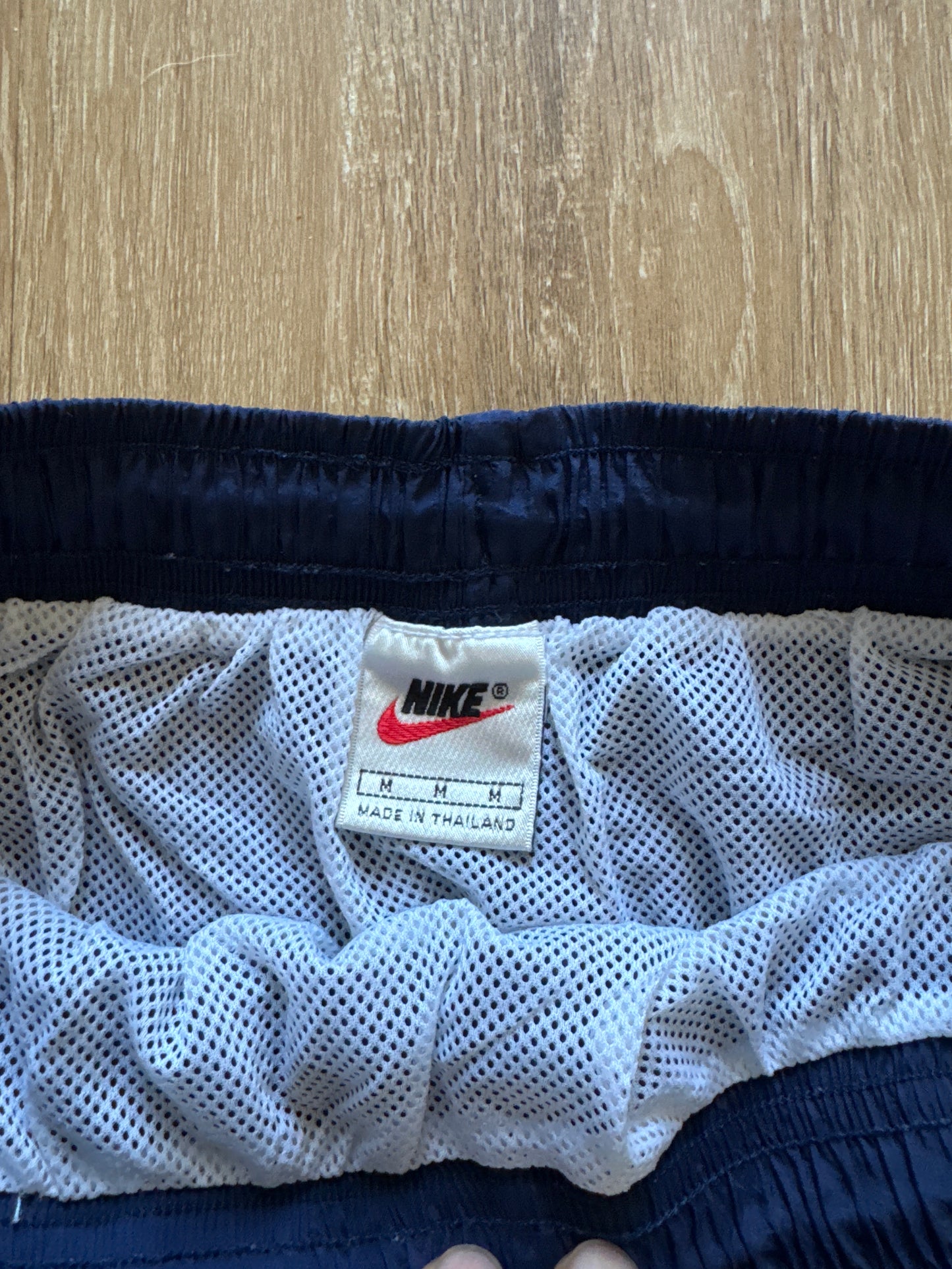 Vintage Nike Swoosh Navy Logo Shorts