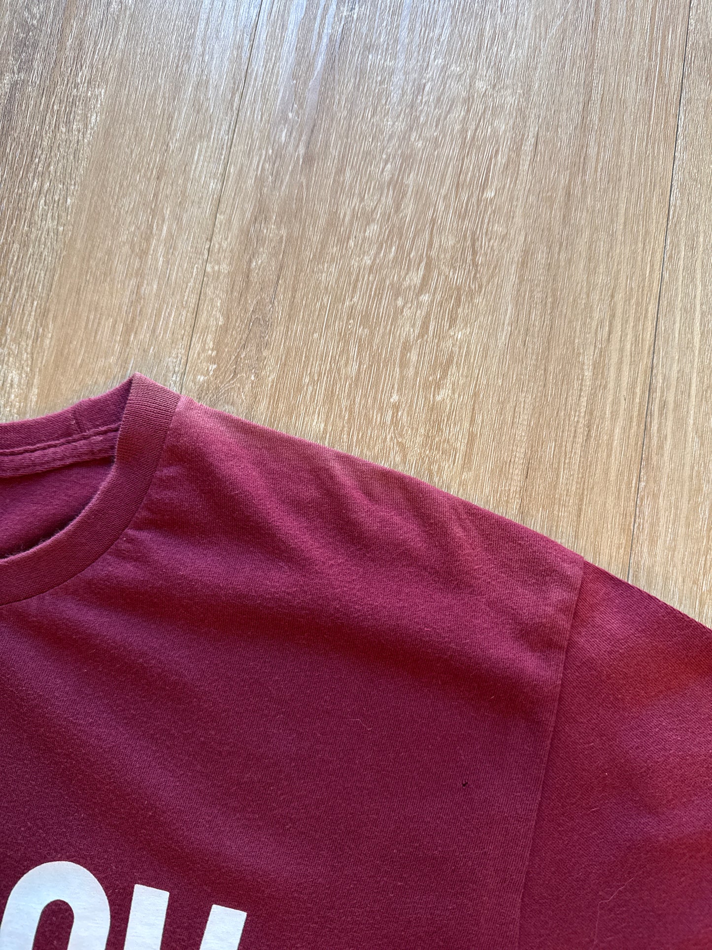 Stussy International Burgundy Spellout Tee