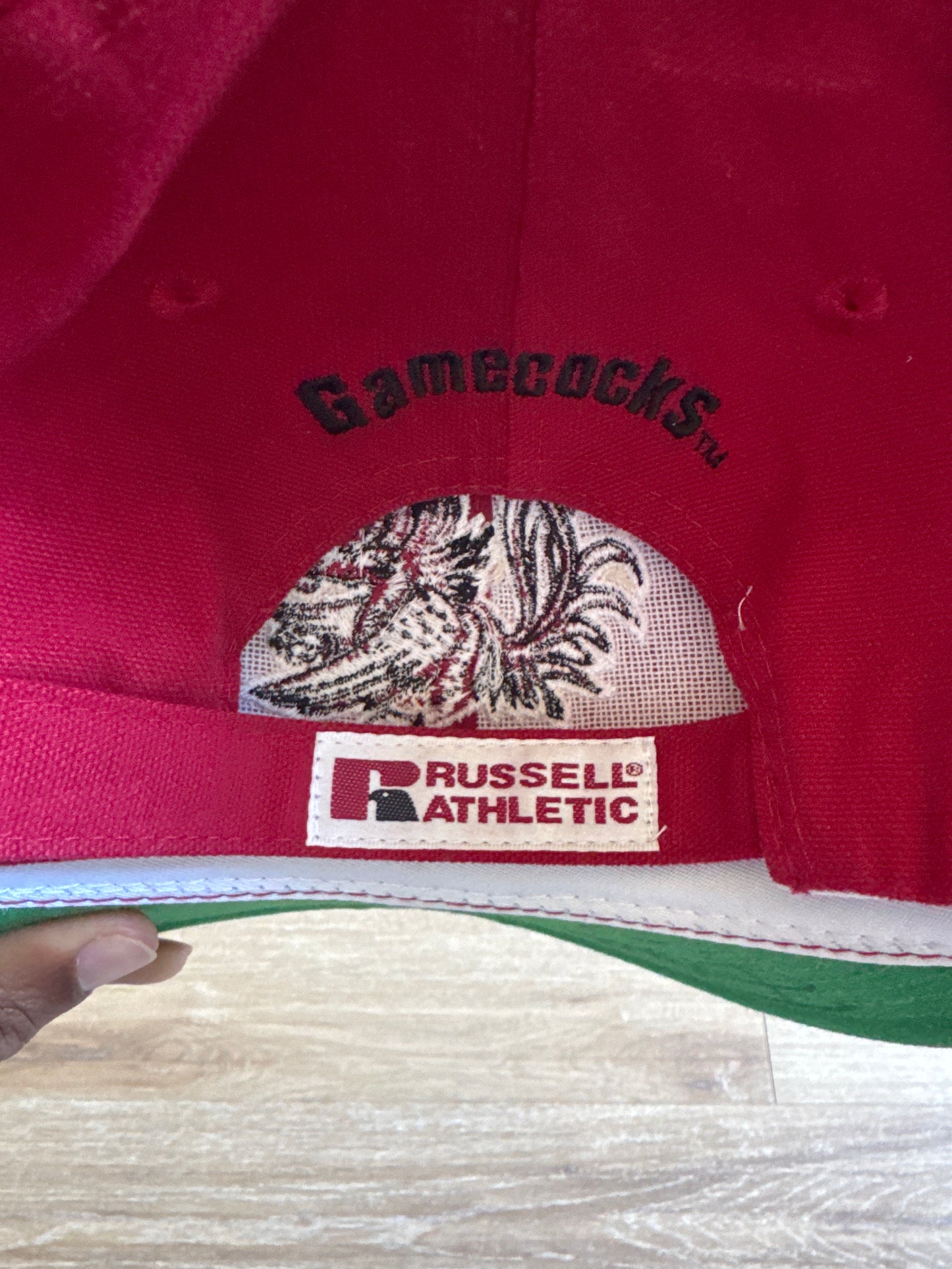 Vintage Russell Athletic University Of South Carolina Gamecocks Strap Back Hat