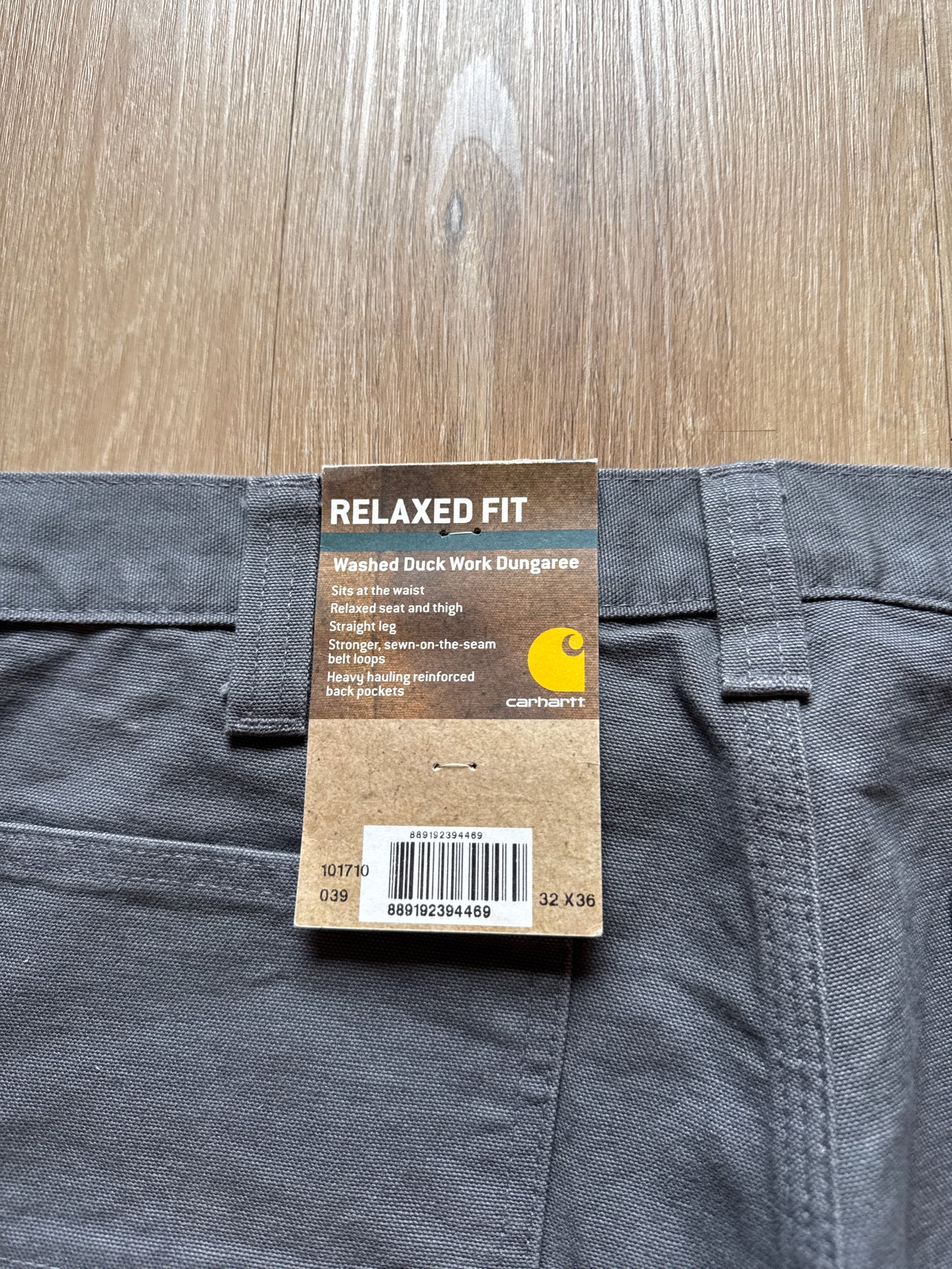 Carhartt Relaxed Fit Washed Duck Work Dungaree Pants