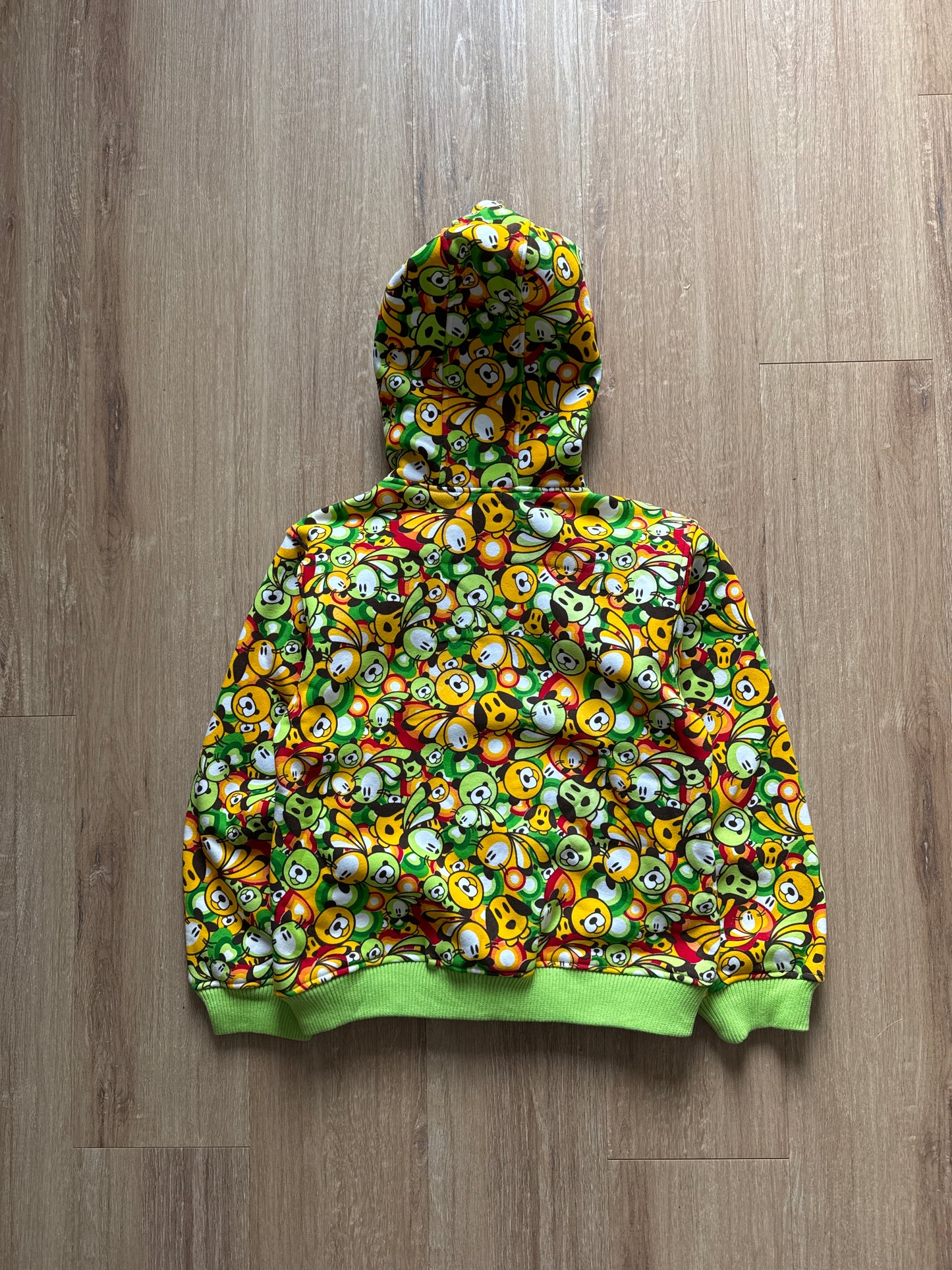 Vintage Y2K Youth Baby Girl Pet Monogram Hooded Full Zip Up