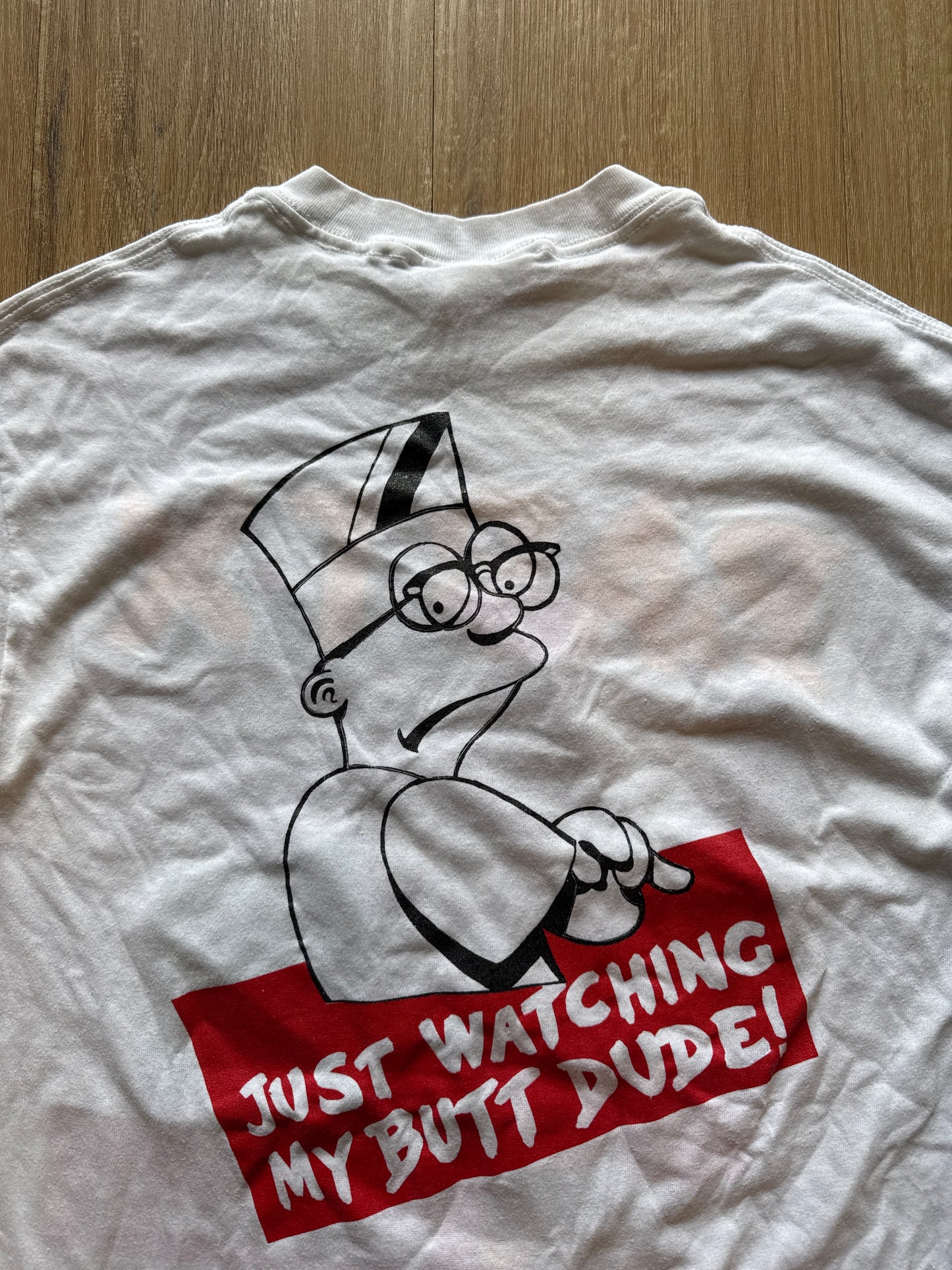 Vintage 90s Bart X Malcolm X Freedom By Any Means Necessary Dude No Sellout Tee