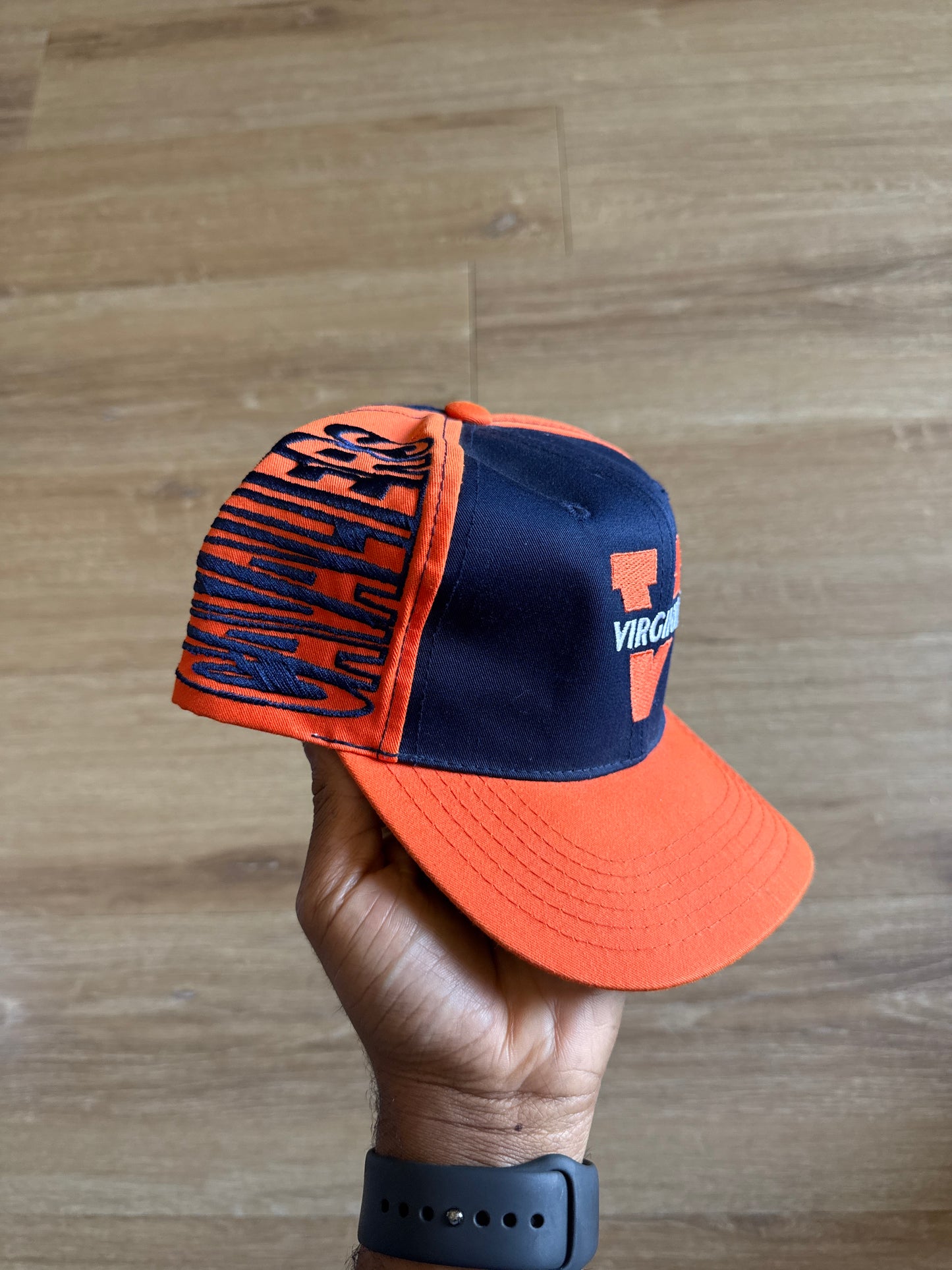 Vintage 90s Youth University Of Virginia Cavaliers Snapback Hat