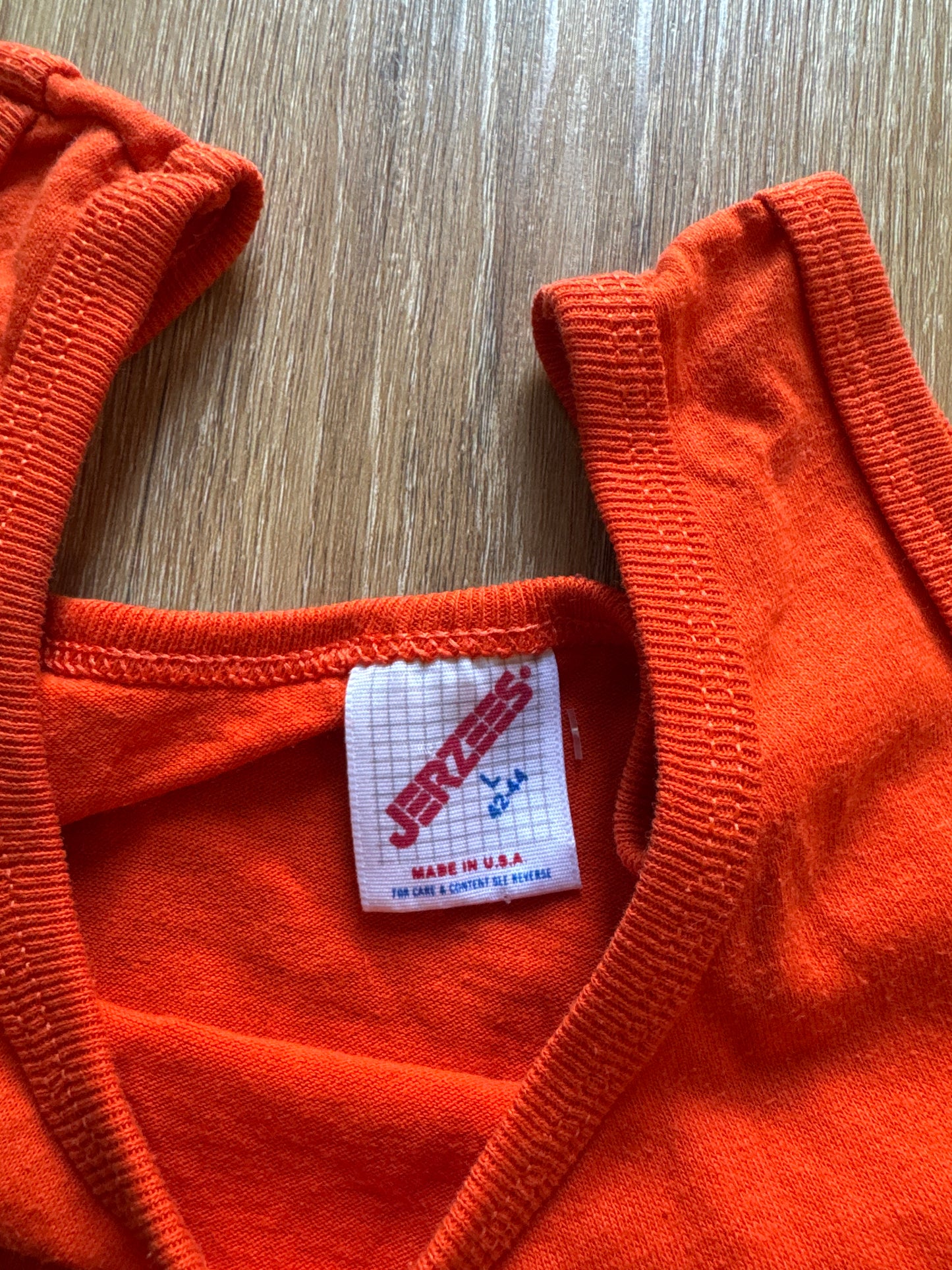 Vintage 1987 University Of Clemson Tigers Tank Top