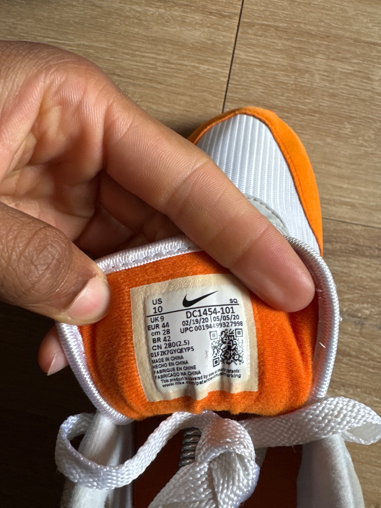 Nike Air Max 1 Anniversary Orange