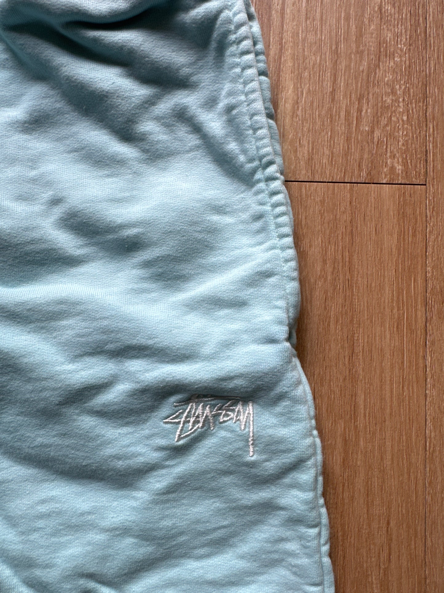 Stussy Overdyed Sky Blue Logo Sweatpants