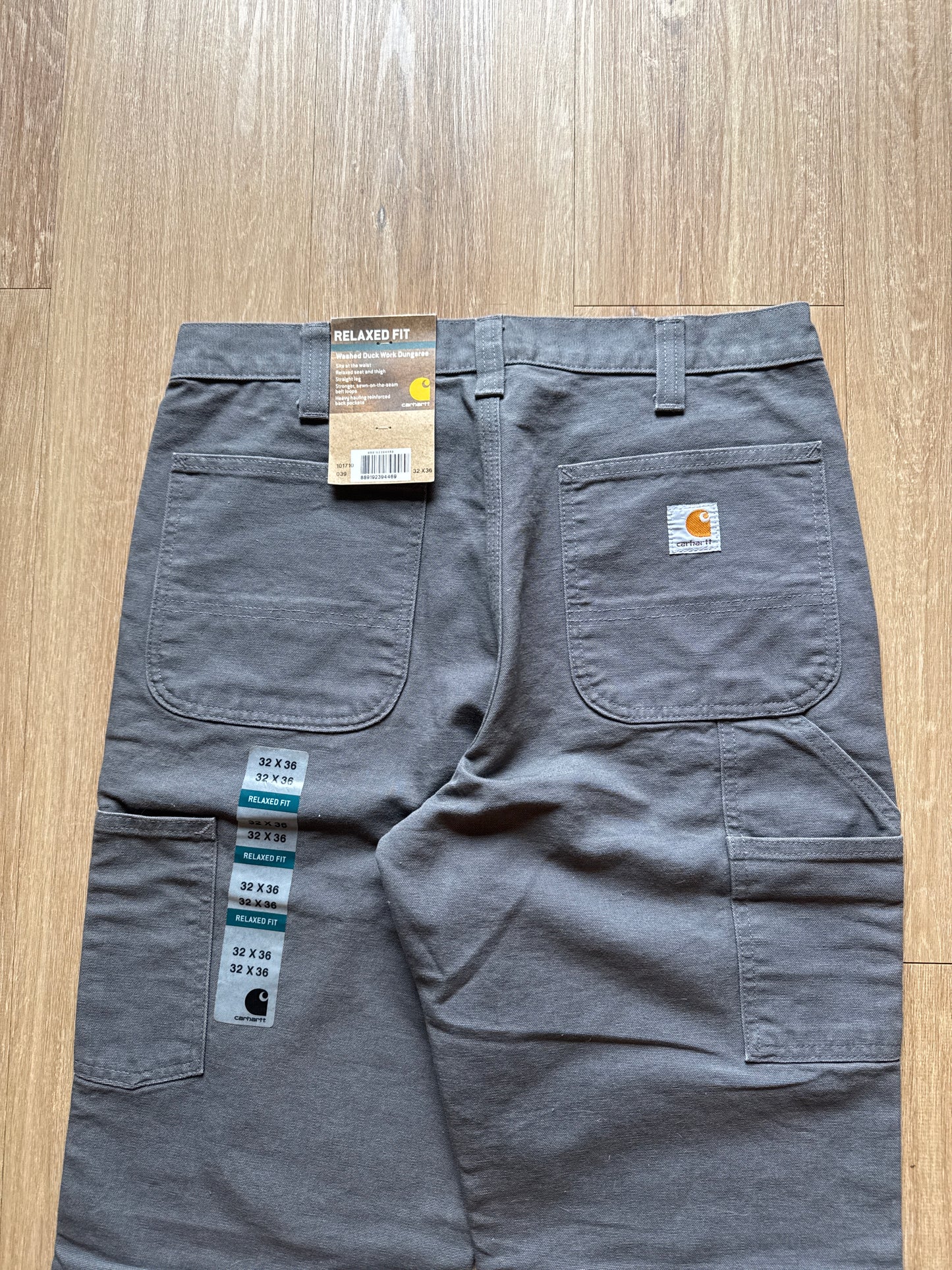 Carhartt Relaxed Fit Washed Duck Work Dungaree Pants