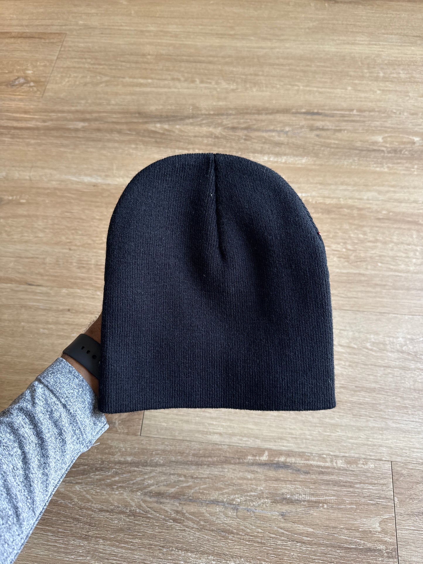 Vintage Y2K Hustle King Bedazzled Skully Beanie Hat