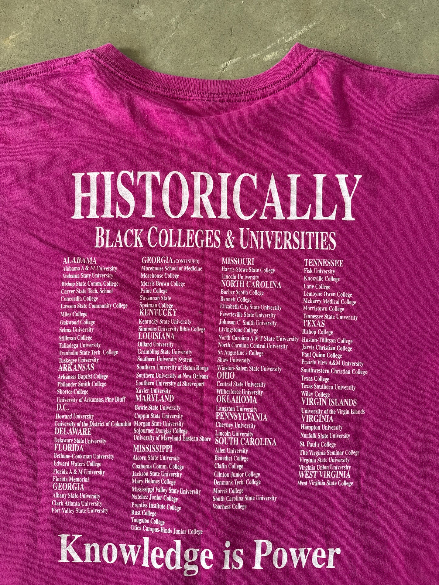 Y2K South Carolina State University Bulldogs Vs. Benedict College Homecoming Tee
