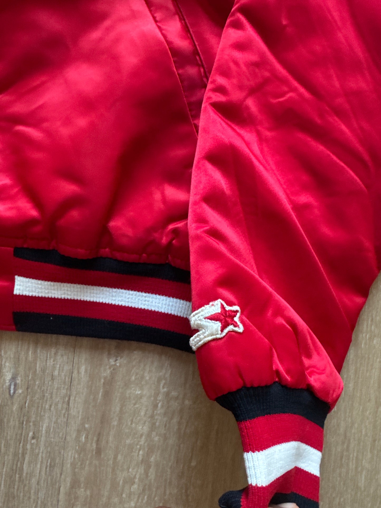 Vintage 80s Starter University Of Georgia Bulldogs Satin Jacket