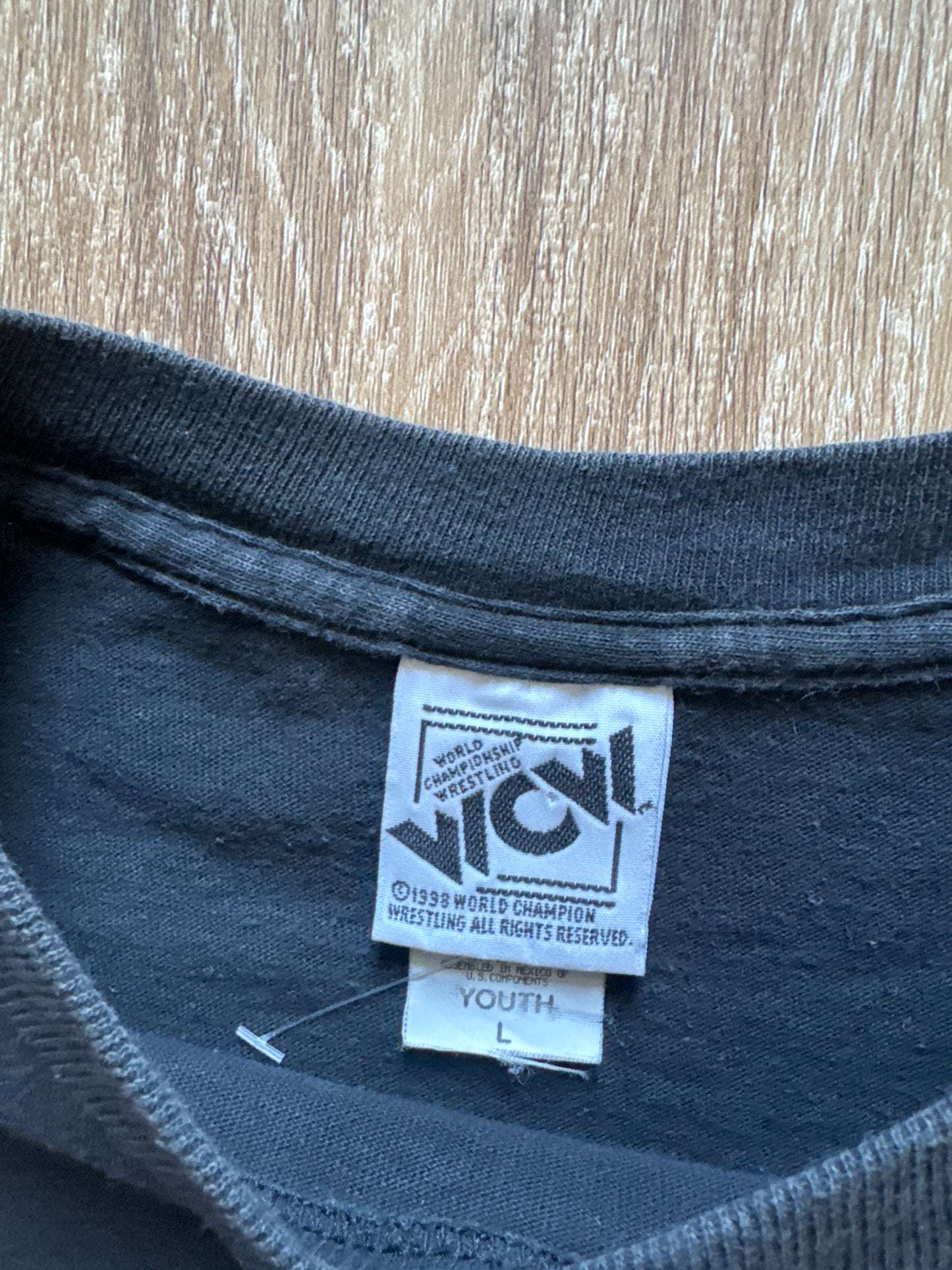 Vintage 1998 Youth WCW Kevin Nash Tee Sweet Wrestling Tee