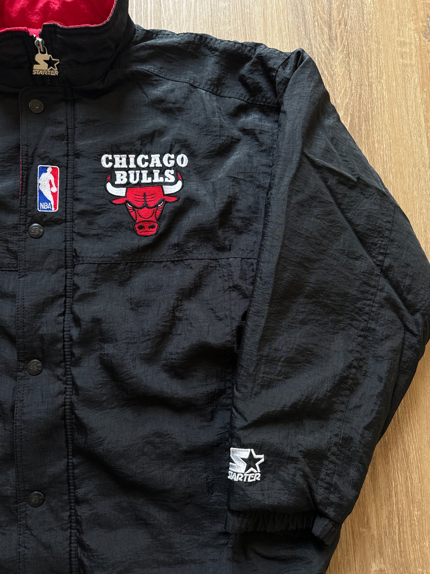 Vintage Starter Chicago Bulls Puffer Jacket