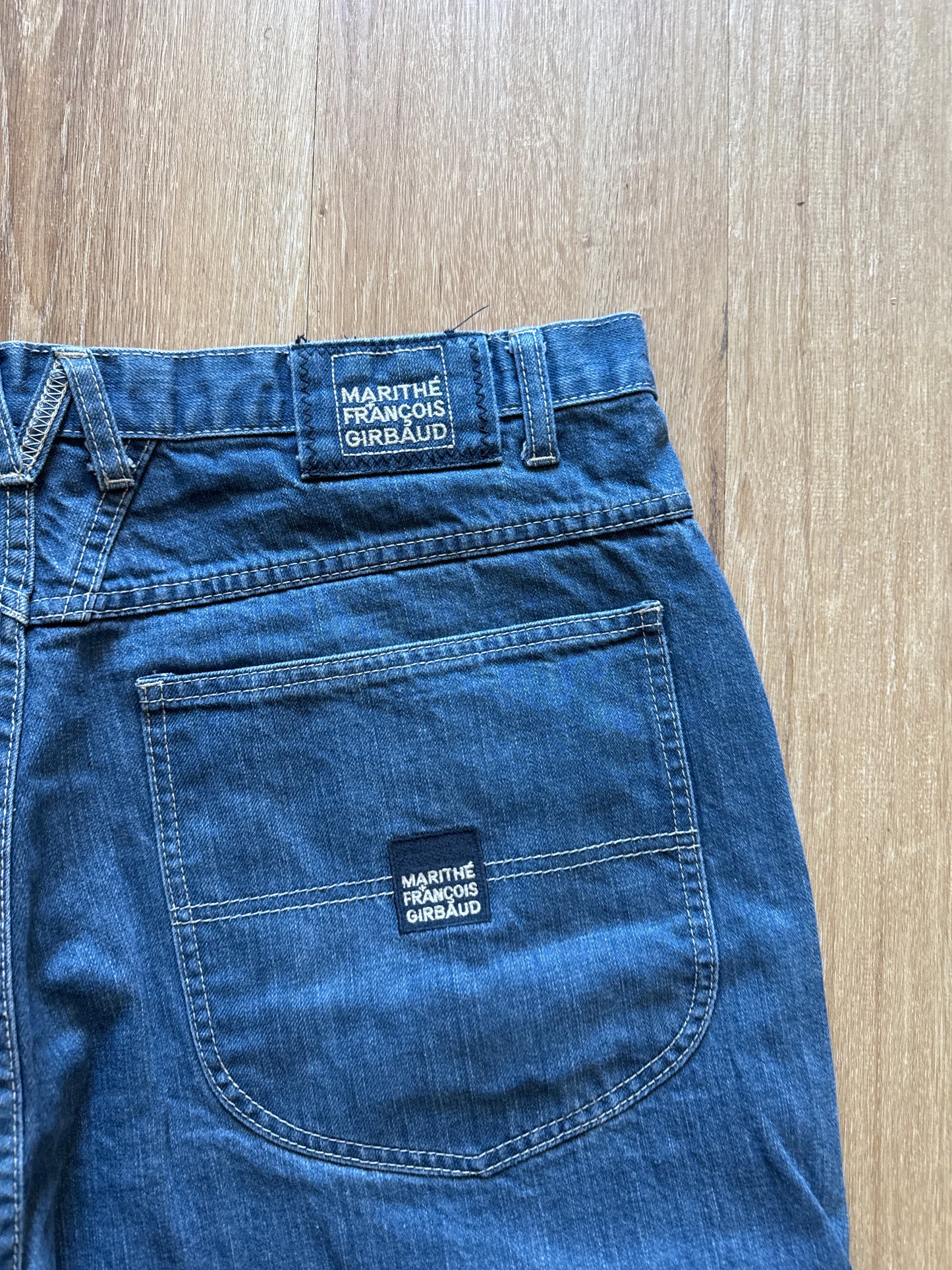 Vintage Marithe Francois Girbuad Denim Shorts