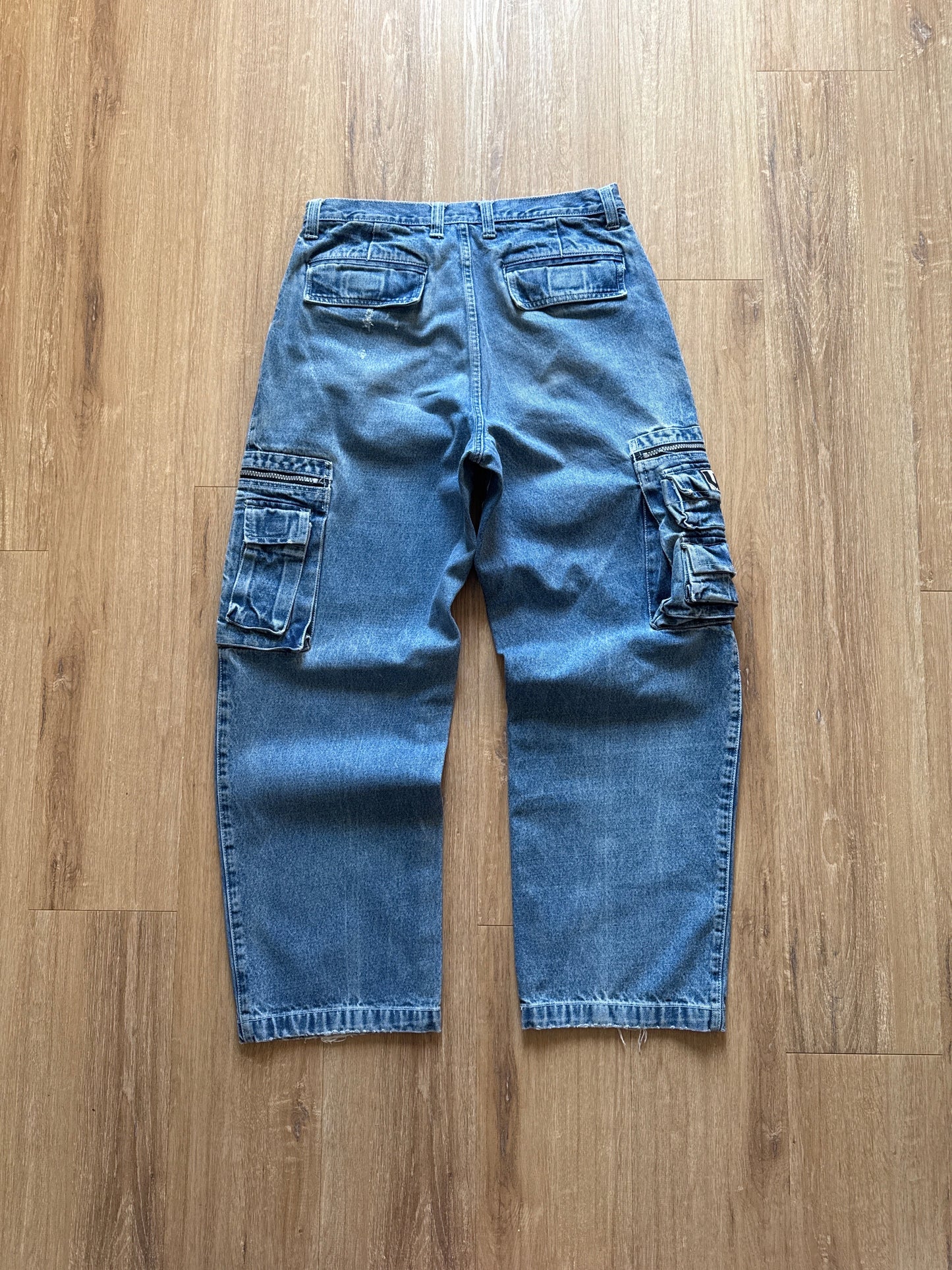Vintage Y2K Urban Jeans Wear Cargo Denim Jeans