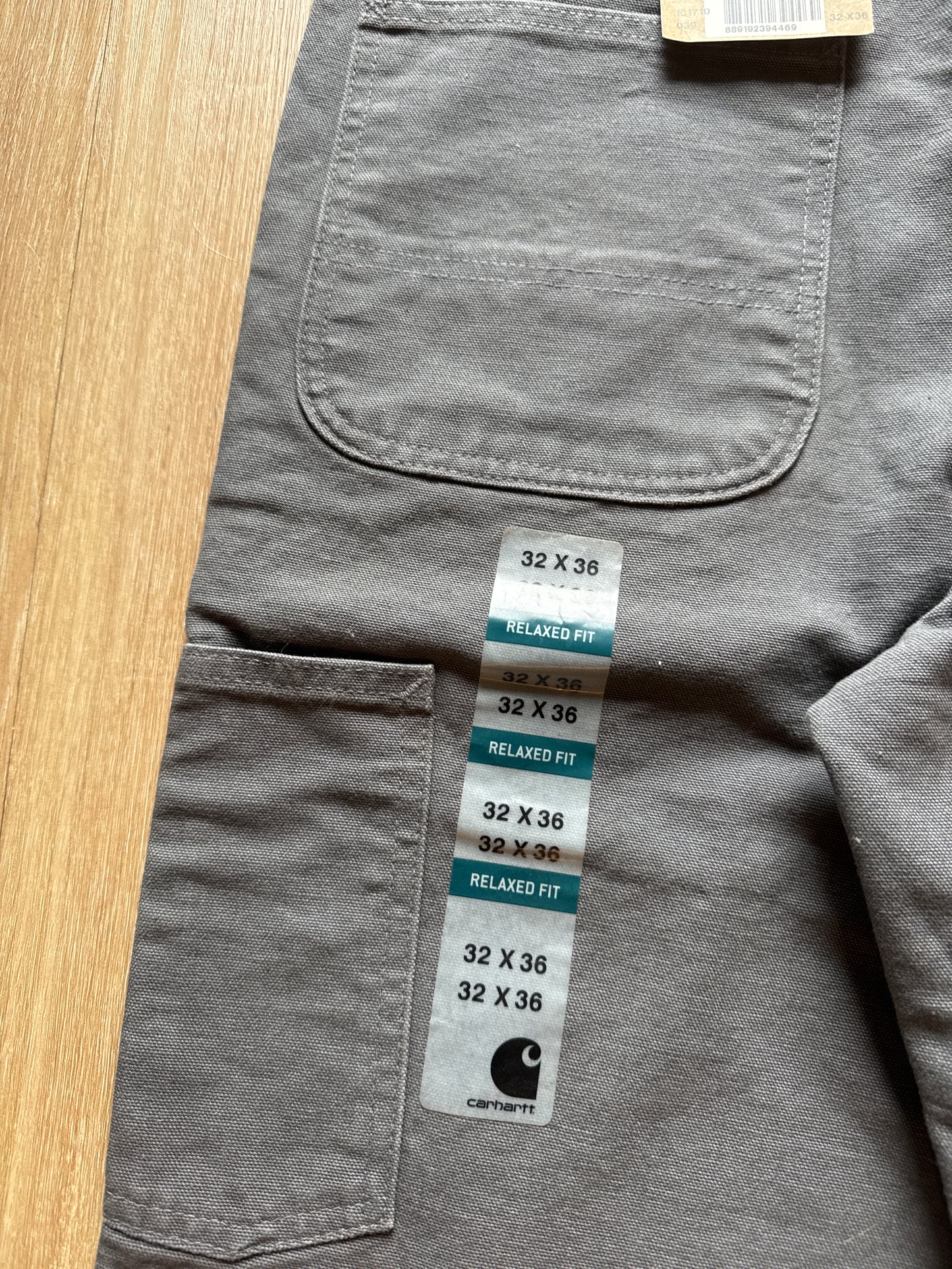 Carhartt Relaxed Fit Washed Duck Work Dungaree Pants