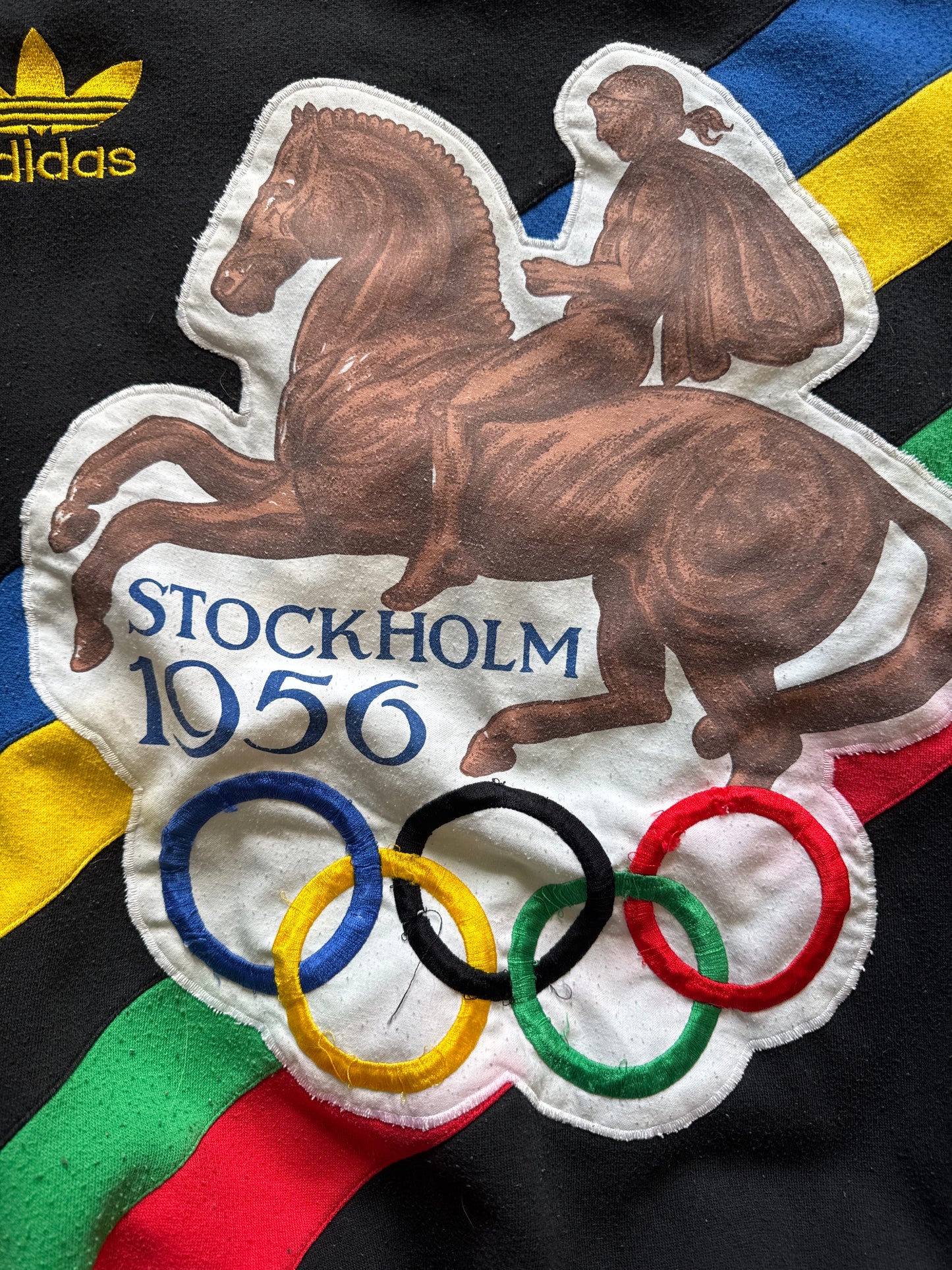 Vintage Adidas 80s Stockholm 1956 Olympic Helsinki Sweatshirt