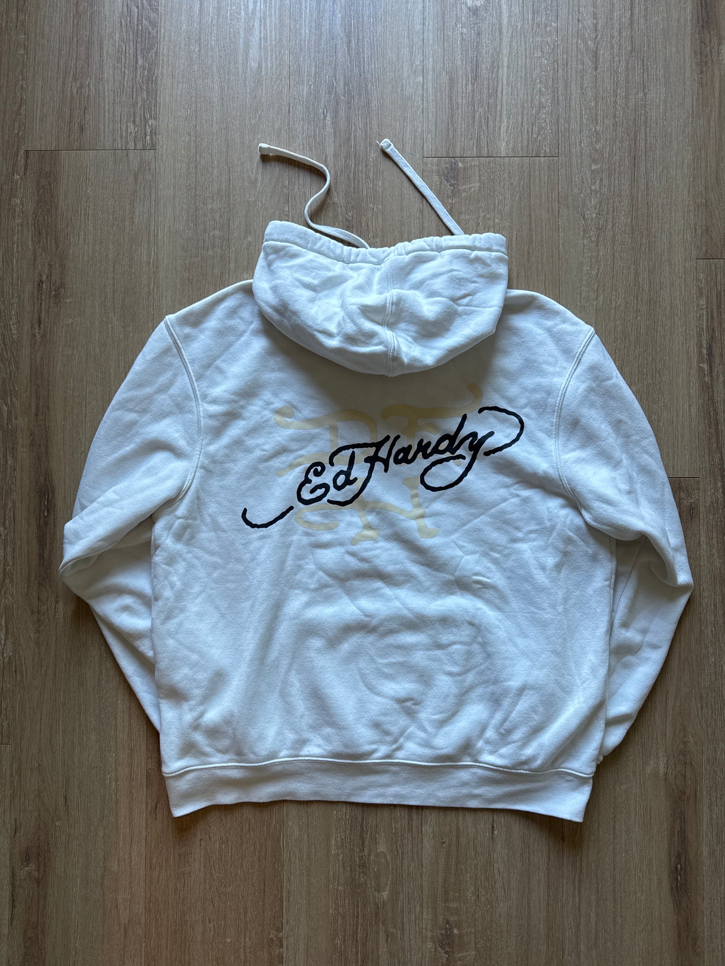 Ed Hardy Japan Dragon Ivory Hoodie