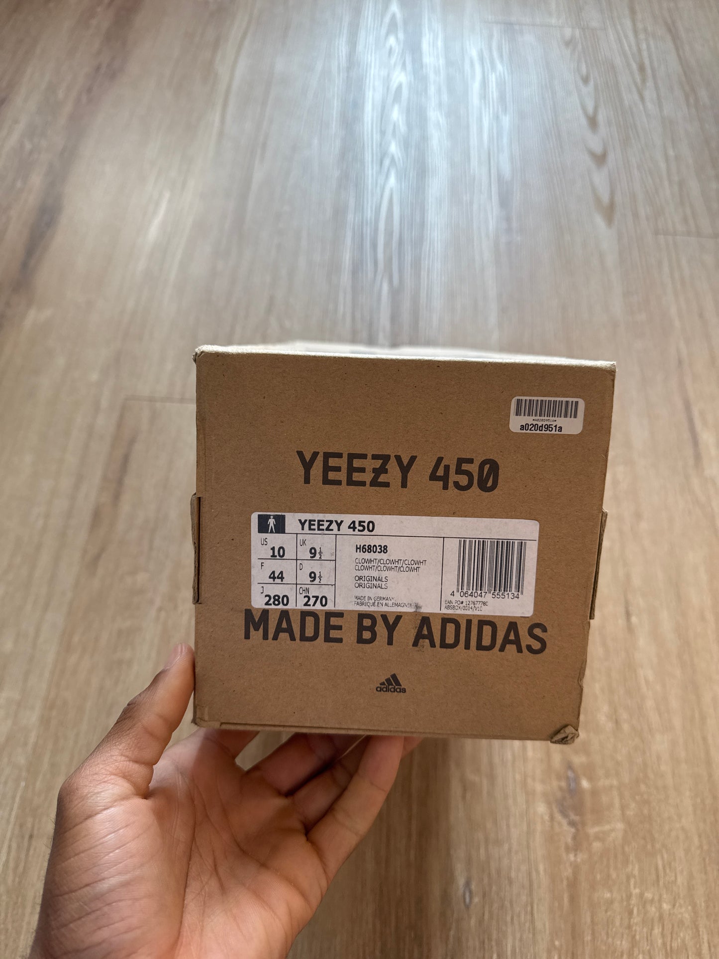 Adidas Yeezy 450 Cloud White