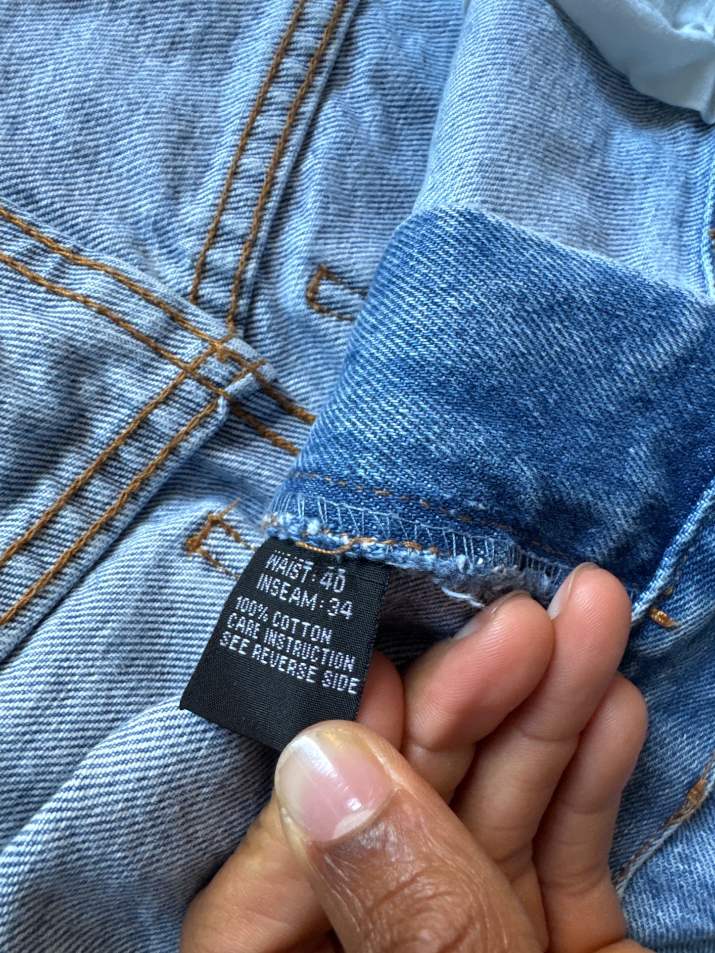 Vintage Y2K Elephant Leg Super Baggy Off Shore Denim Jeans