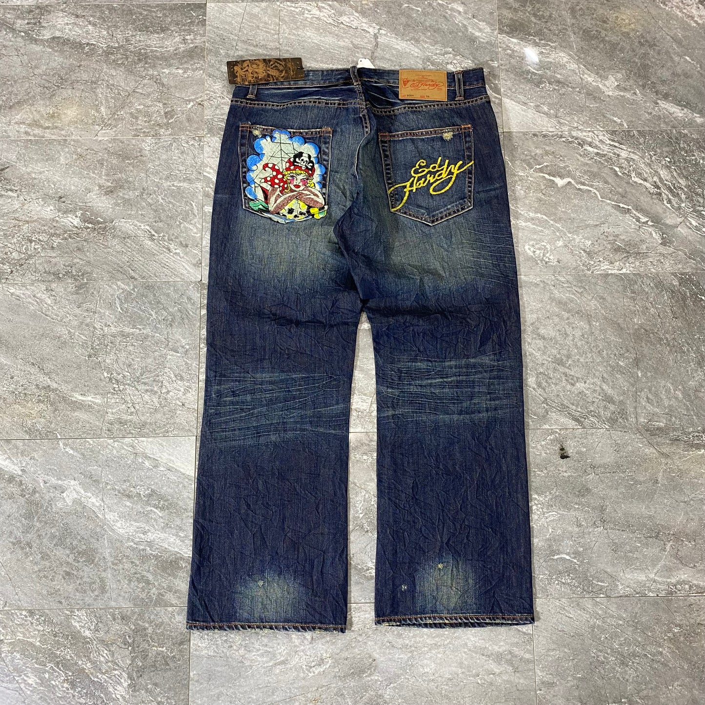 Vintage Ed Hardy Jenny Pirate Denim Jeans