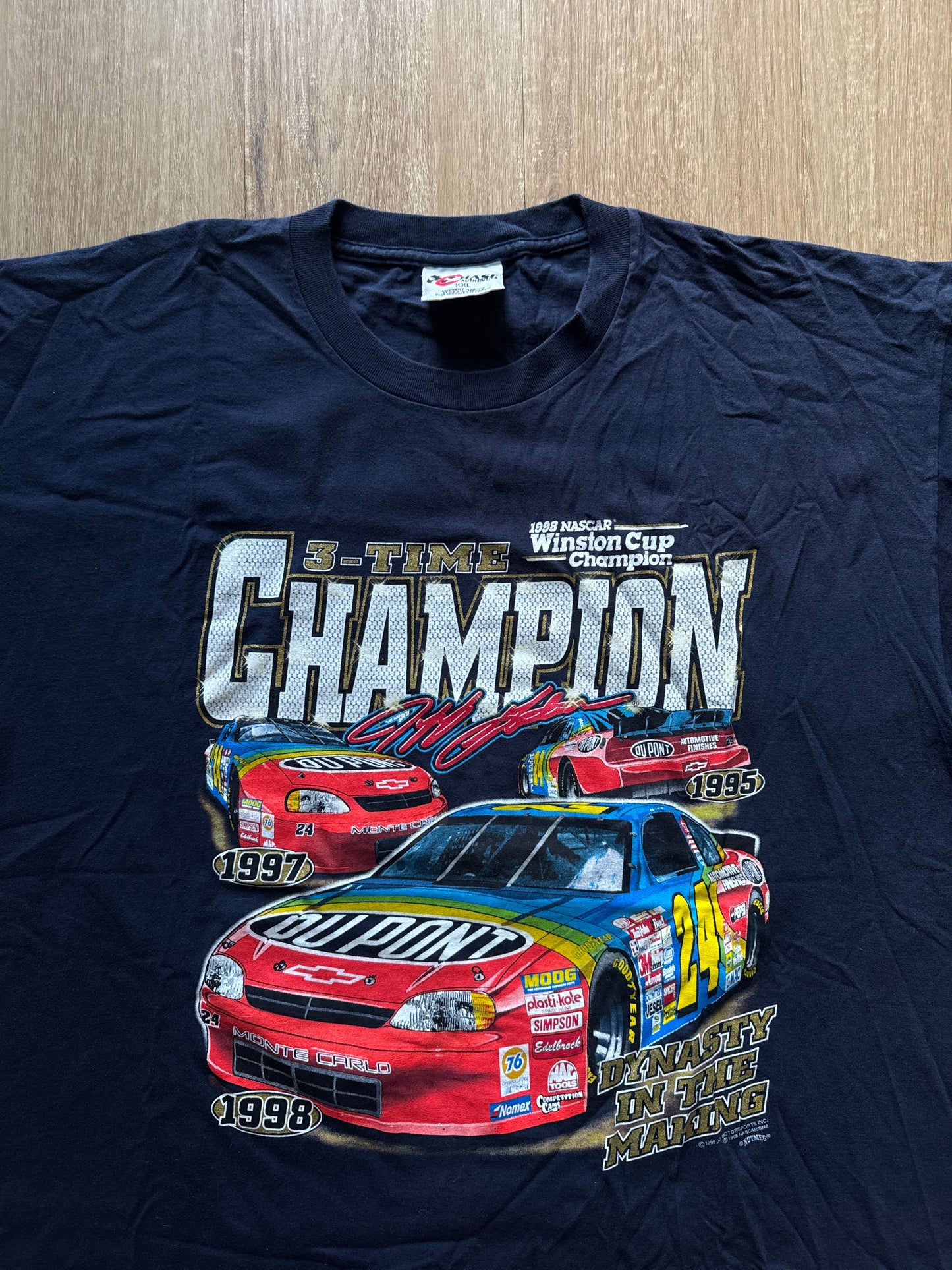 Vintage 1996 Nutmeg Jeff Gordon Winston Cup Champion Tee