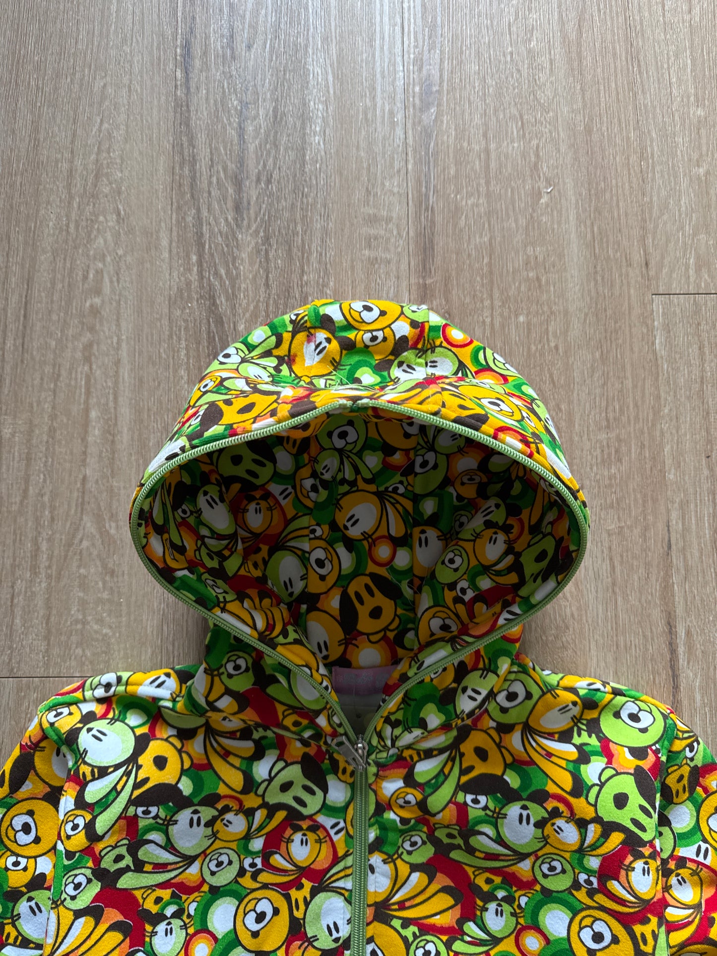 Vintage Y2K Youth Baby Girl Pet Monogram Hooded Full Zip Up