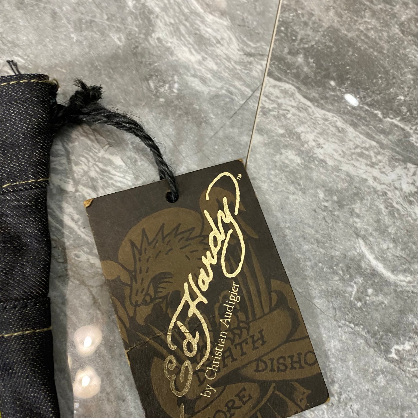 Vintage Ed Hardy Red Logo Pants